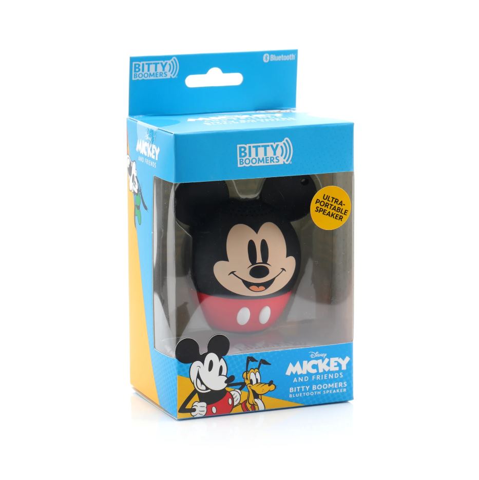 Hot! Disney Bitty Boomers Mickey Mouse Portable Bluetooth Collectible Speaker