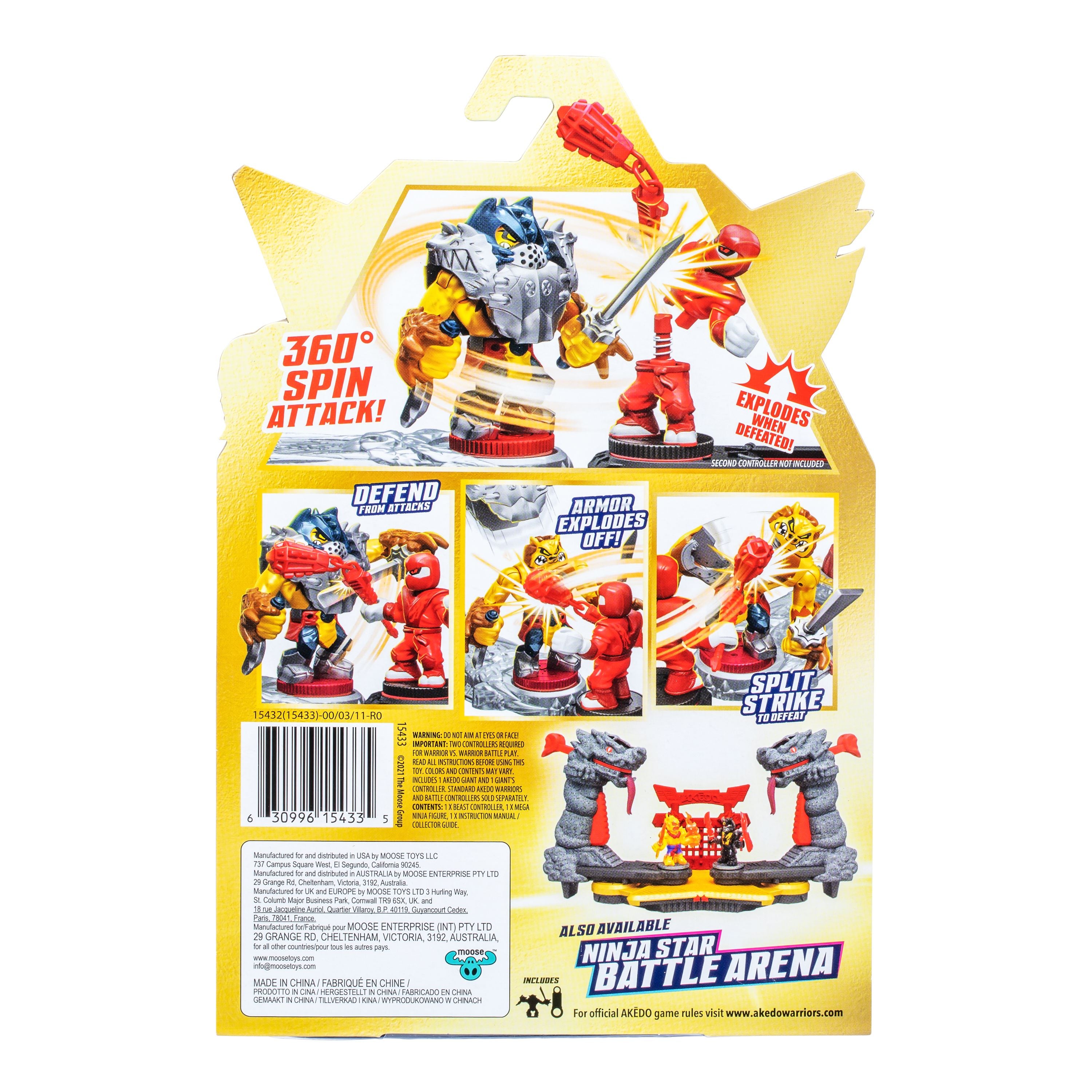 Hot Deal: Akedo Ninja Fury S7 - Golden Lion Prideheart, the Ultimate Ninja Boss for Battle