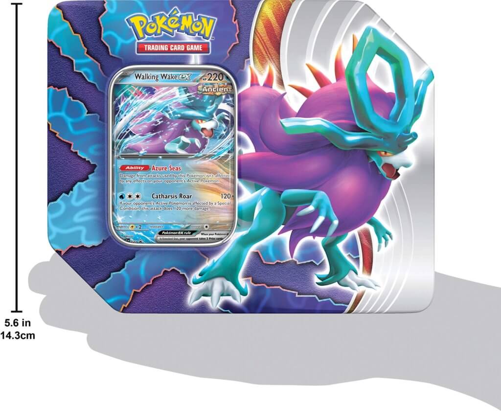 Hot! Pokemon TCG Paradox Clash Assorted Tin