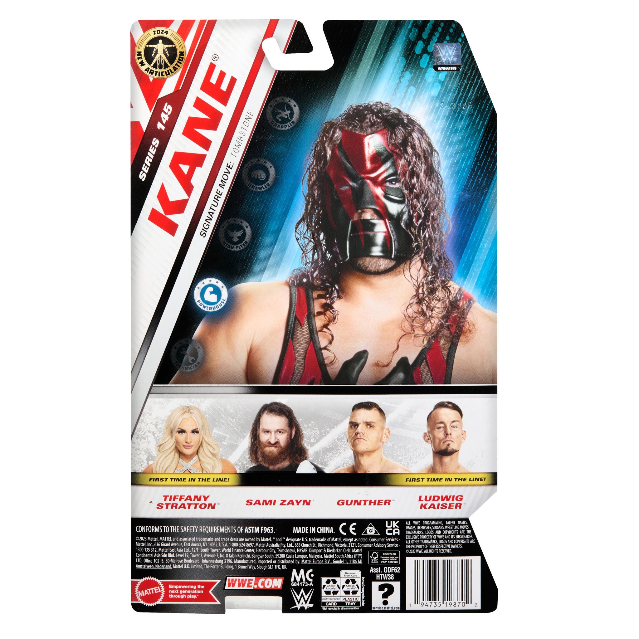 WWE Series 145 Basic 6 - inch Action Figure - Kane