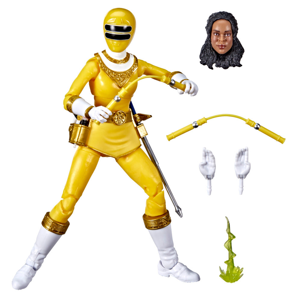 Hot! Power Rangers Lightning Collection Zeo Yellow Ranger Figure