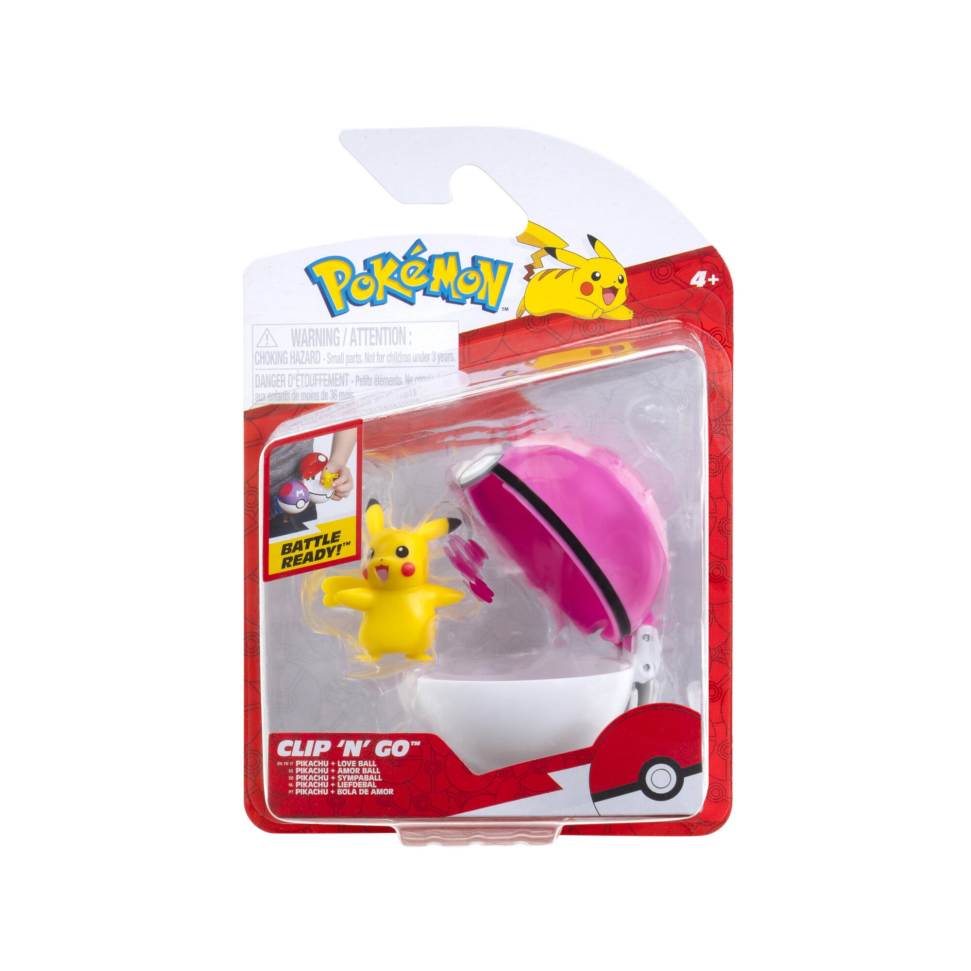 Hot Deal! Pokemon Clip N Go Set: Pikachu & Love Ball for Ultimate Collectors