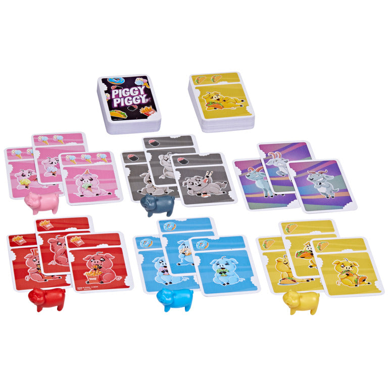 Exciting Piggy Piggy Fast - paced Family Card Game