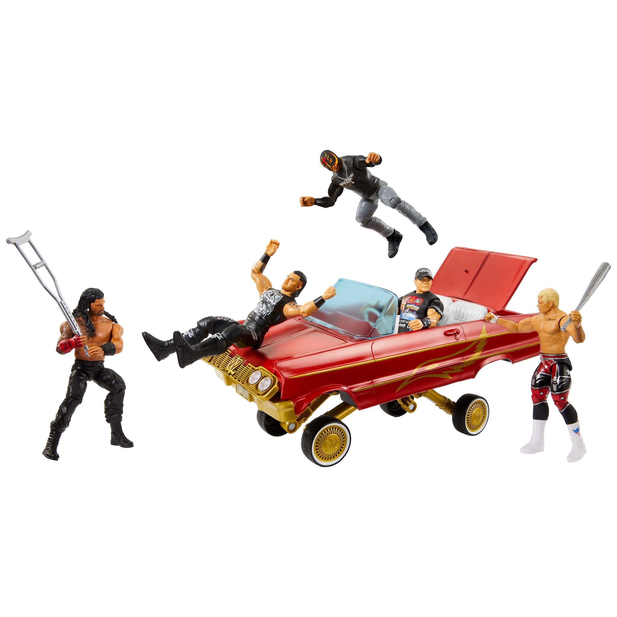 Hot Deal! WWE Lucha Low Rider Toy Vehicle for Kids Ages 6 and Up