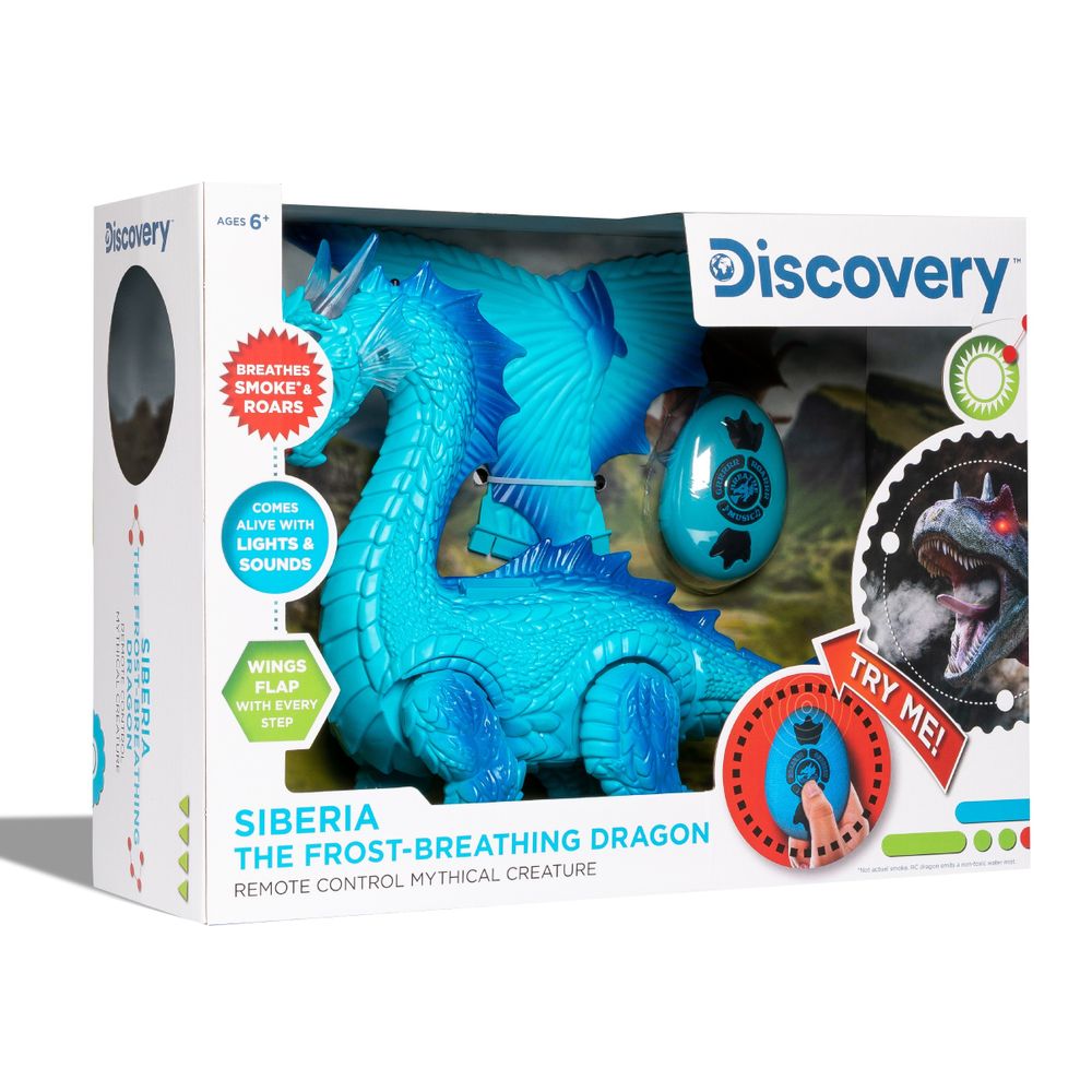 Hot Sale! Remote - Controlled Frost - Breathing Dragon from Siberia, a Mythical Creature for Kids