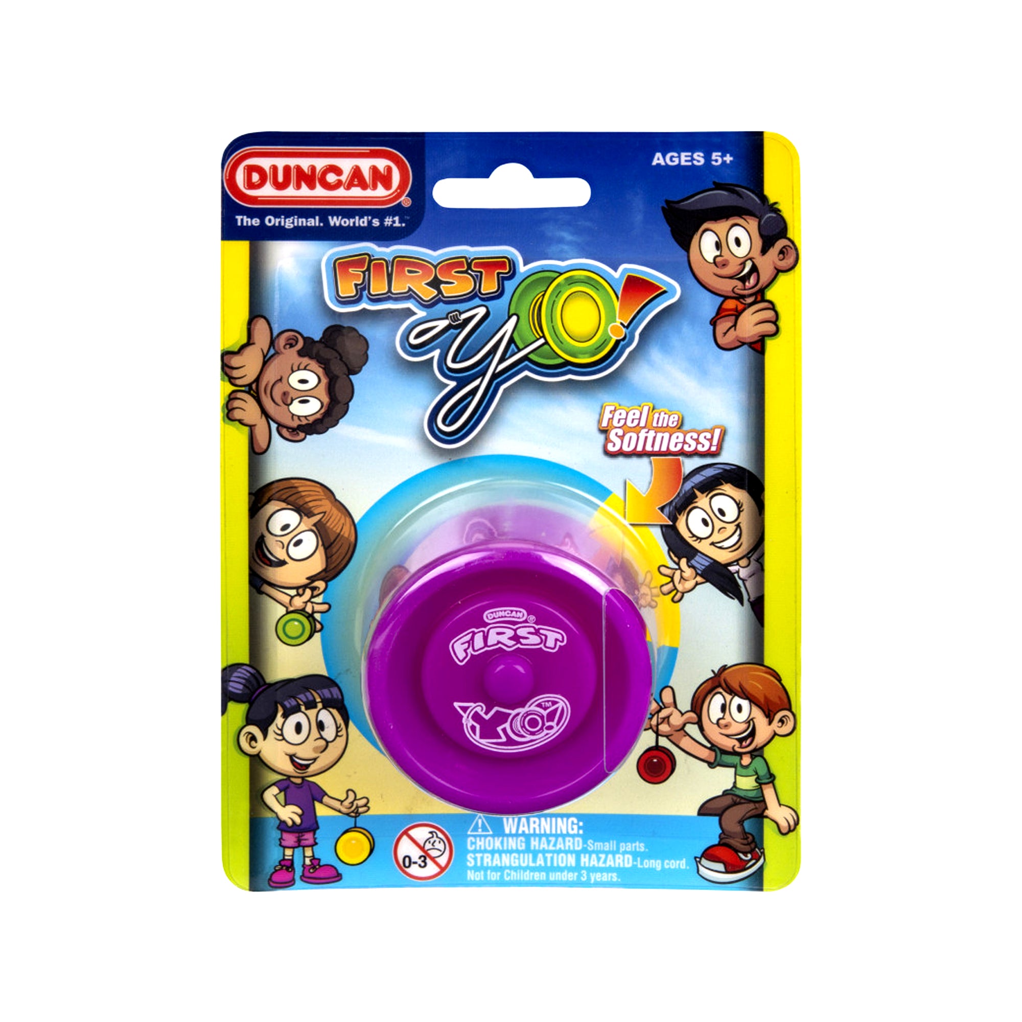 Duncan First Yo! Beginner Yoyo with Assorted Styles and Soft Silicone Body