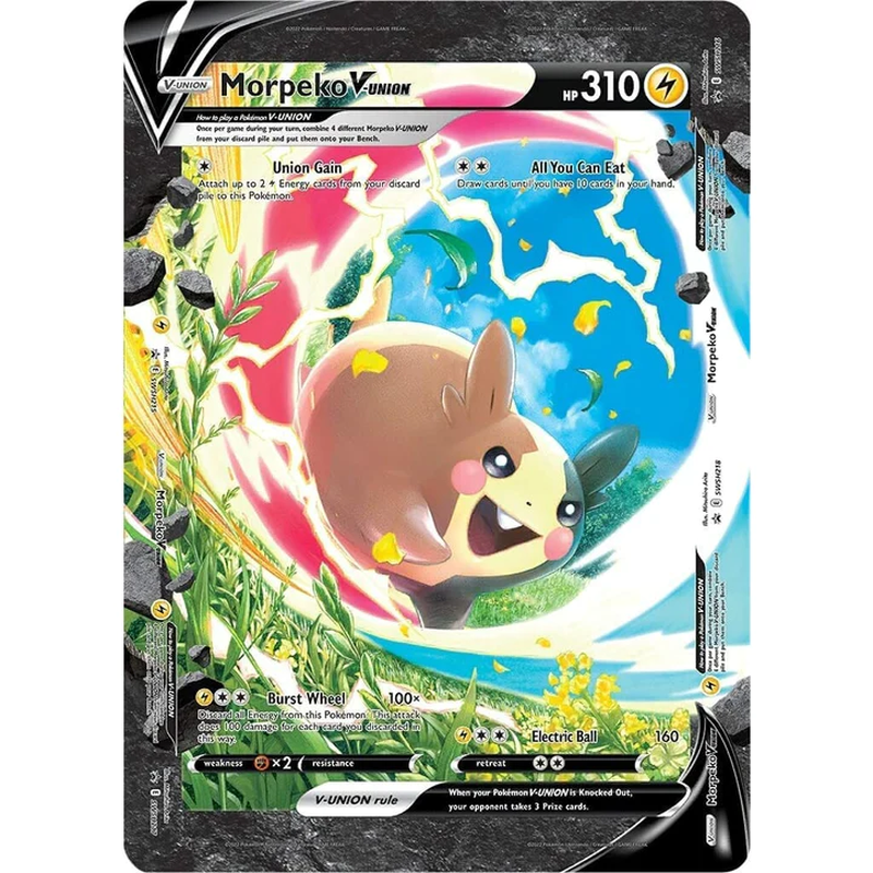 Hot Deal! Pokémon Trading Card Game Morpeko V - Union Special Collection for Ages 6+