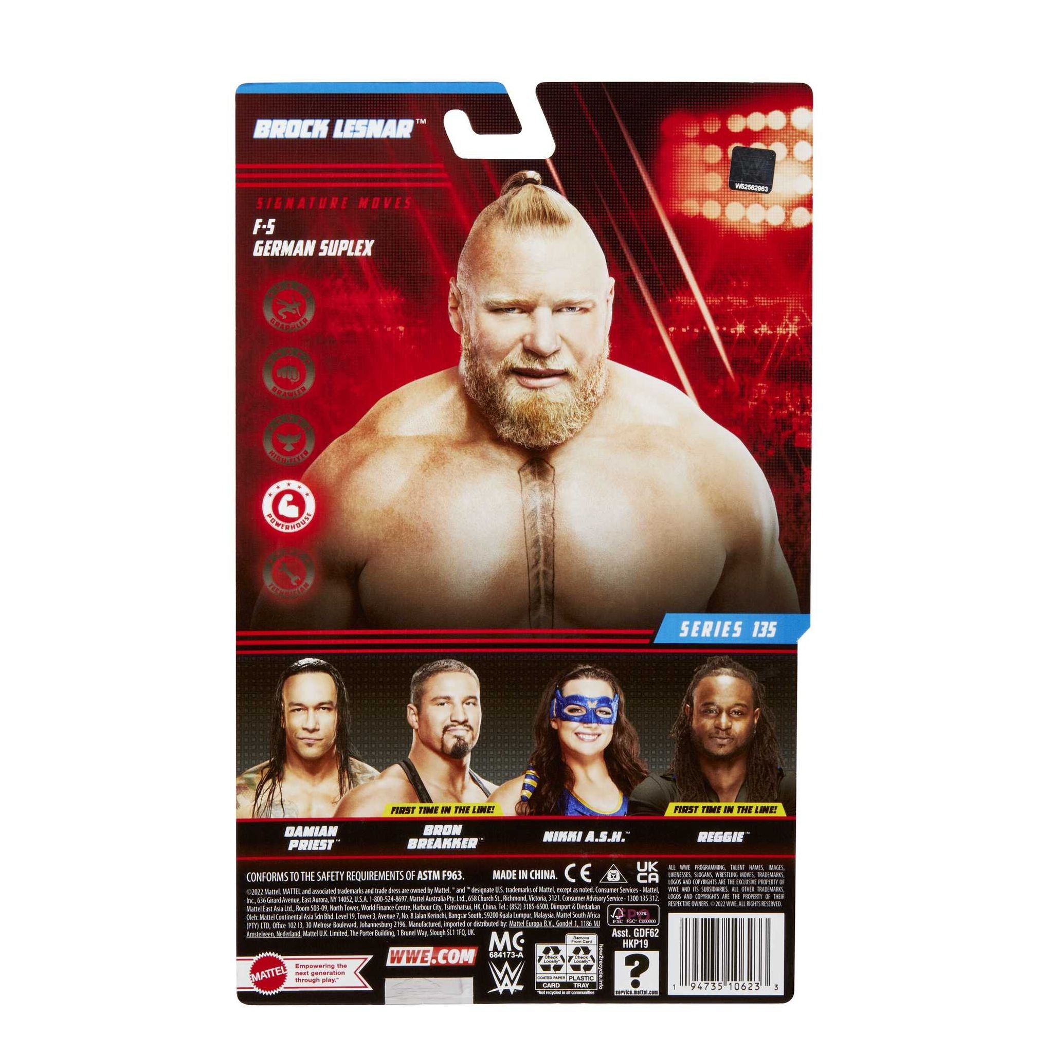 Hot Deal! WWE 135th Basic Action Figure Series - Brock Lesnar Collectible Toy