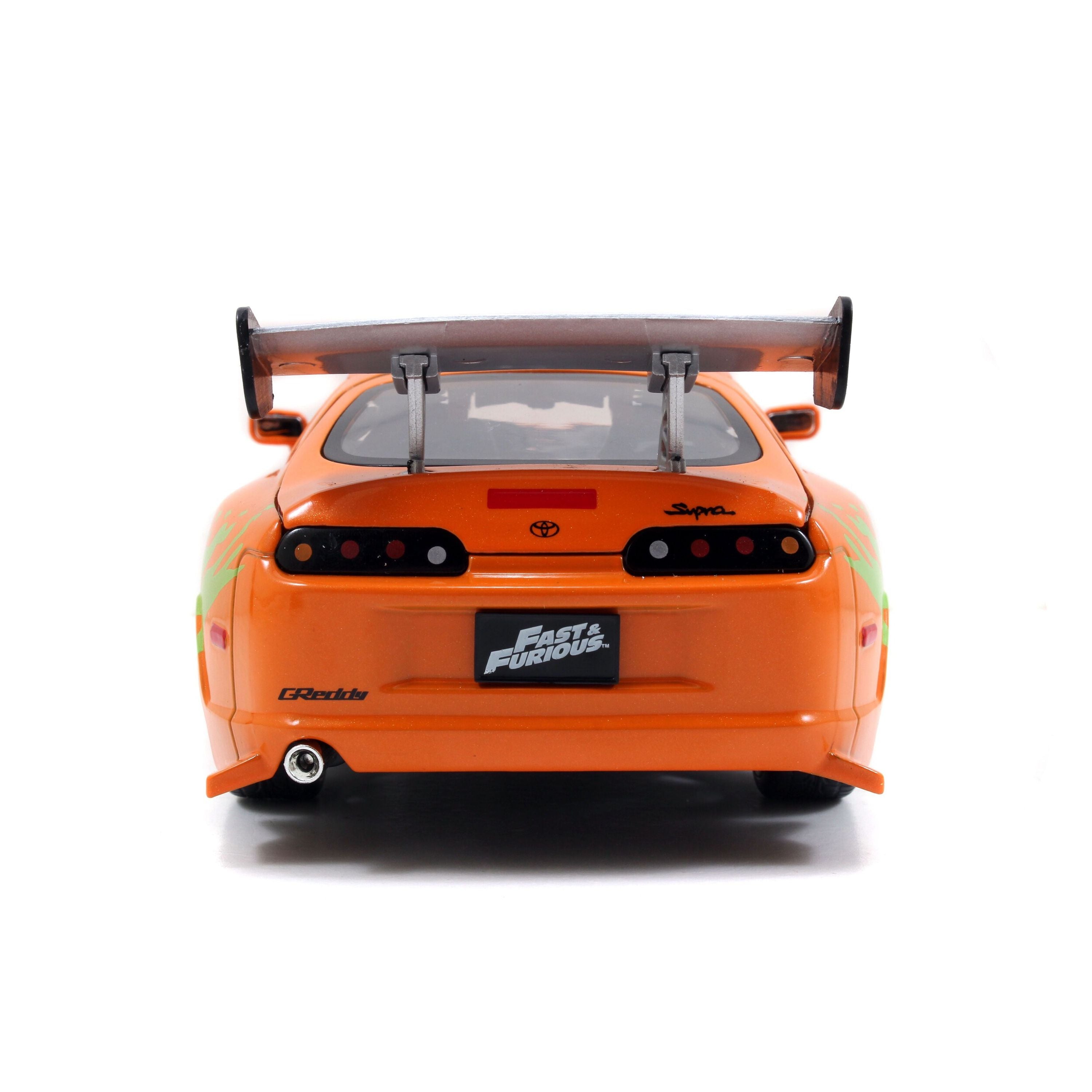 1:32 Scale Orange Jada Die-Cast 1995 Toyota Supra from Fast & Furious