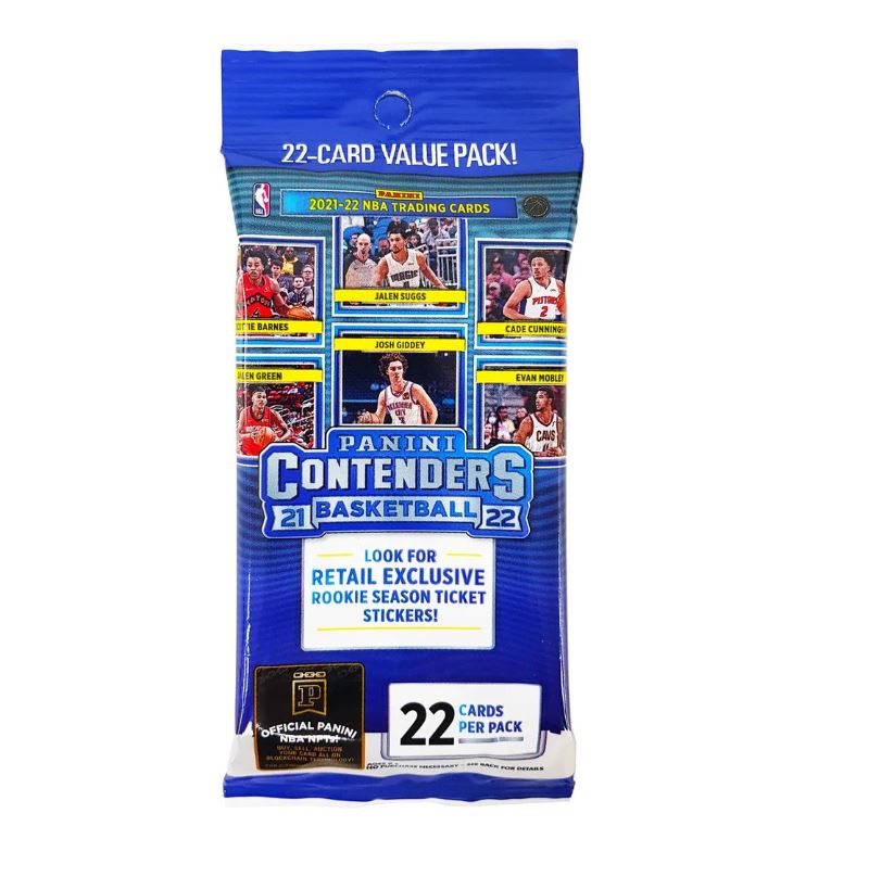 2021 - 2022 Panini Contenders NBA Basketball Fat Pack Trading Cards