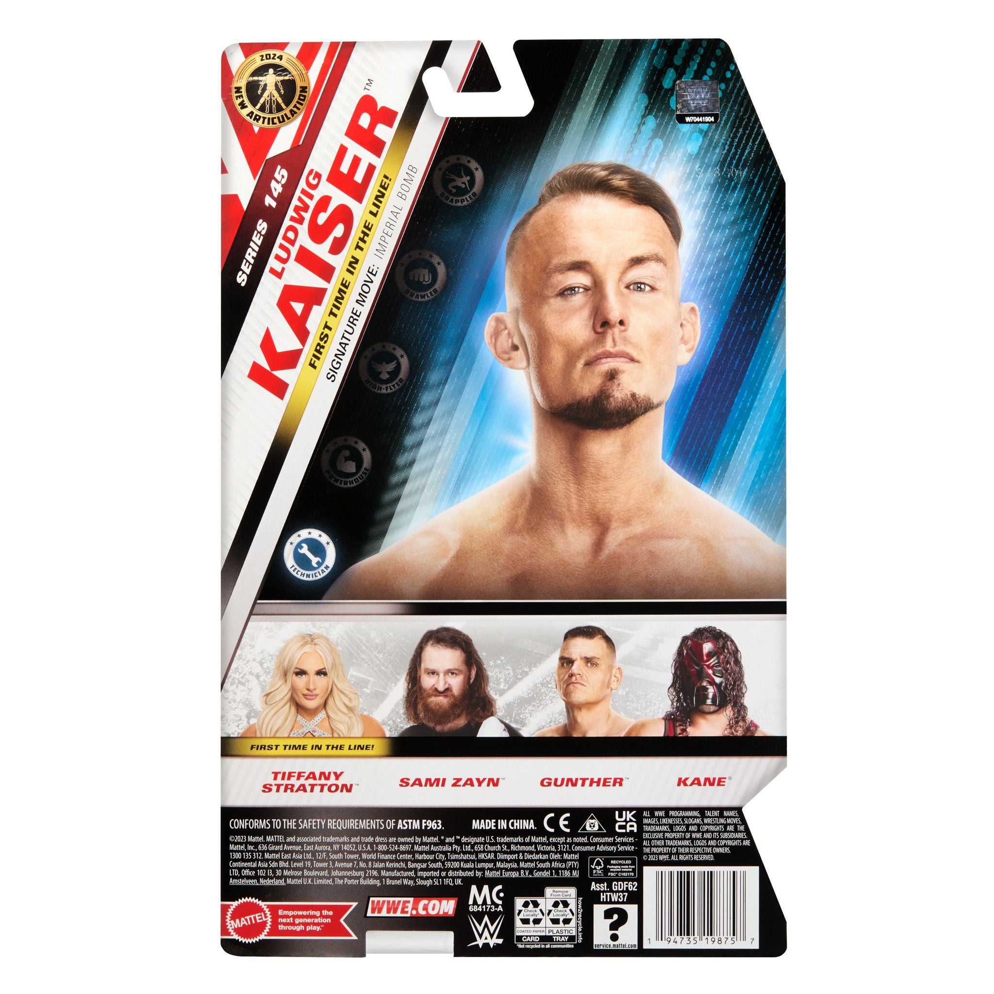 Series 145 WWE Basic 6 - inch Action Figure of Ludwig Kaiser