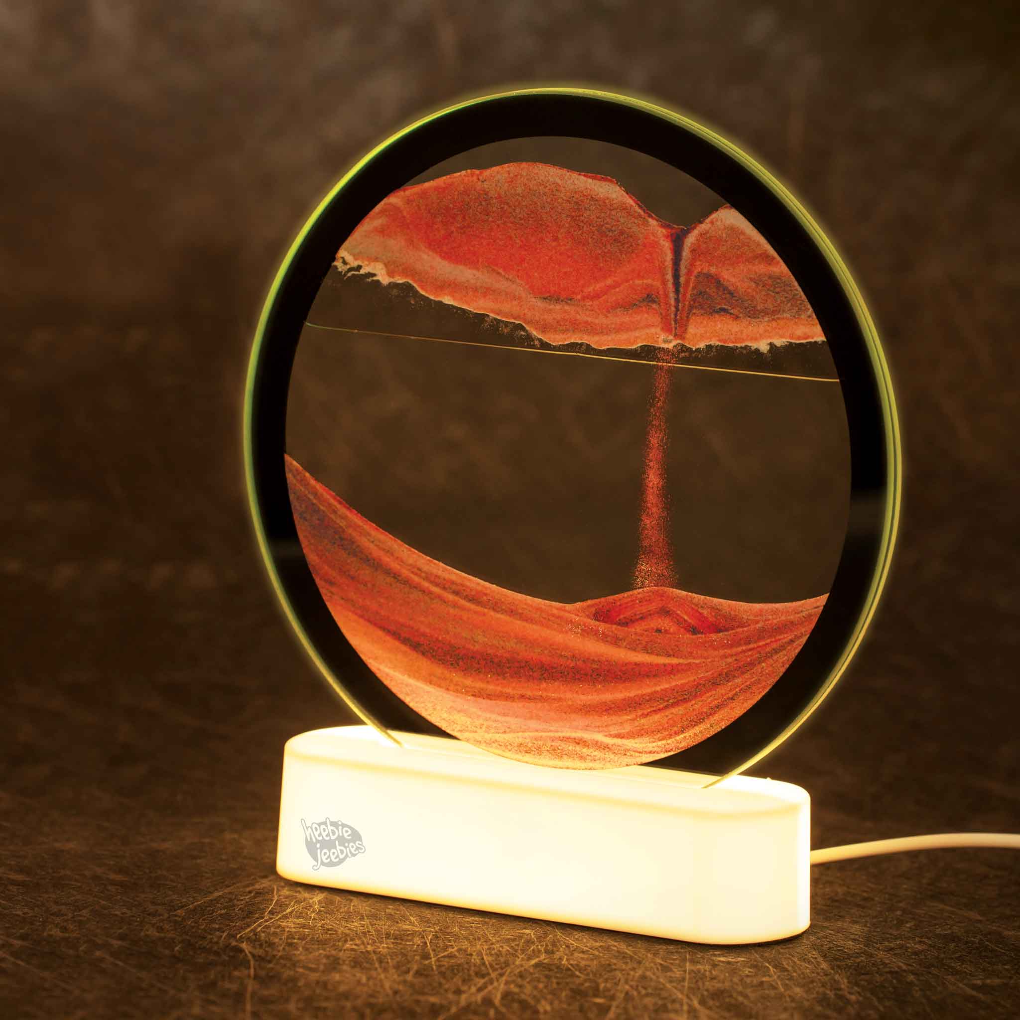 Lyell's Sand Art LED Ambient Lamp: A Captivating Visual Treat
