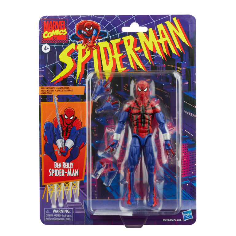 Marvel Spider - Man Legends Retro Ben Reilly Spider - Man Action Figure