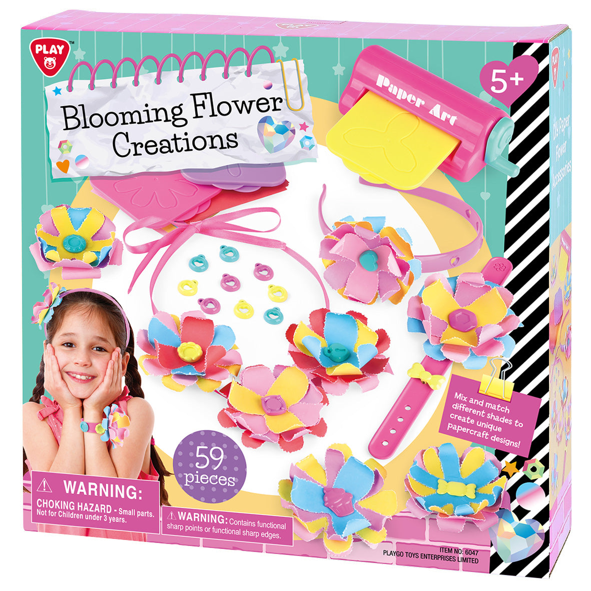 Playgo Toys: Stunning Blooming Flower Papercraft Creations