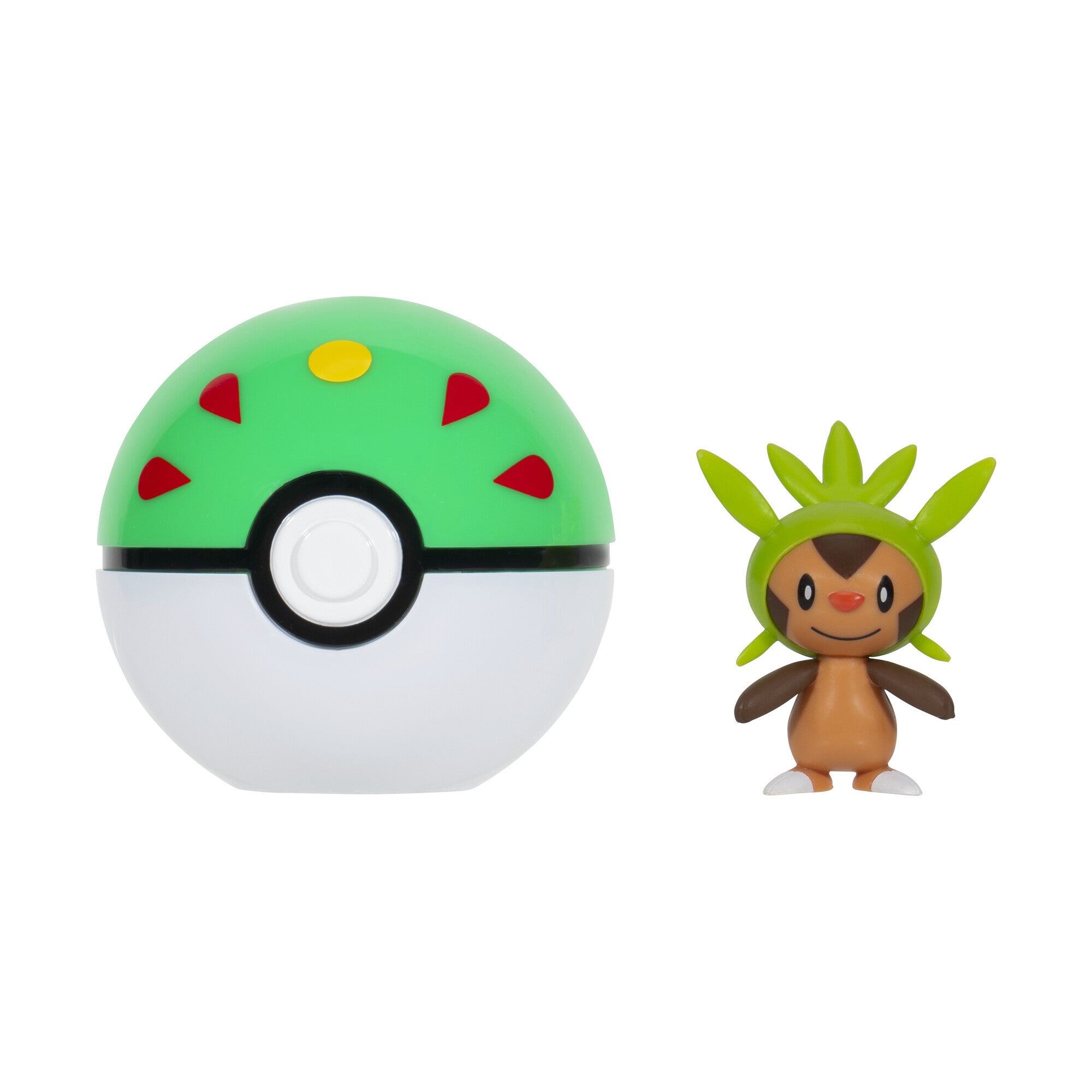 Hot Deal: Pokemon Clip N Go Set with Chespin & Friend Ball - Must - Have for Pokemon Fans