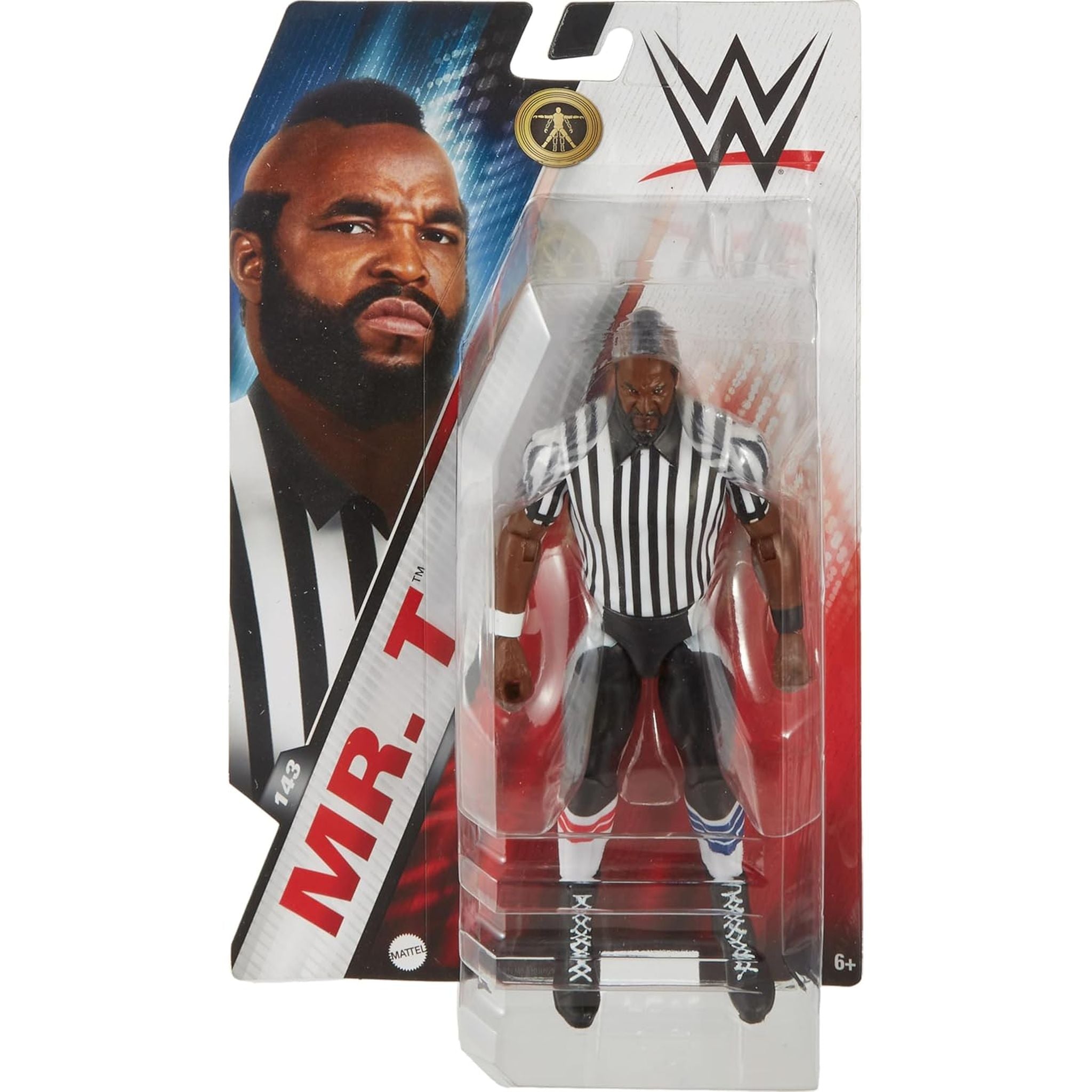 Hot Sale! WWE Basic 6 - Inch Action Figure Series 143 Featuring Mr. T for Kids and Collectors