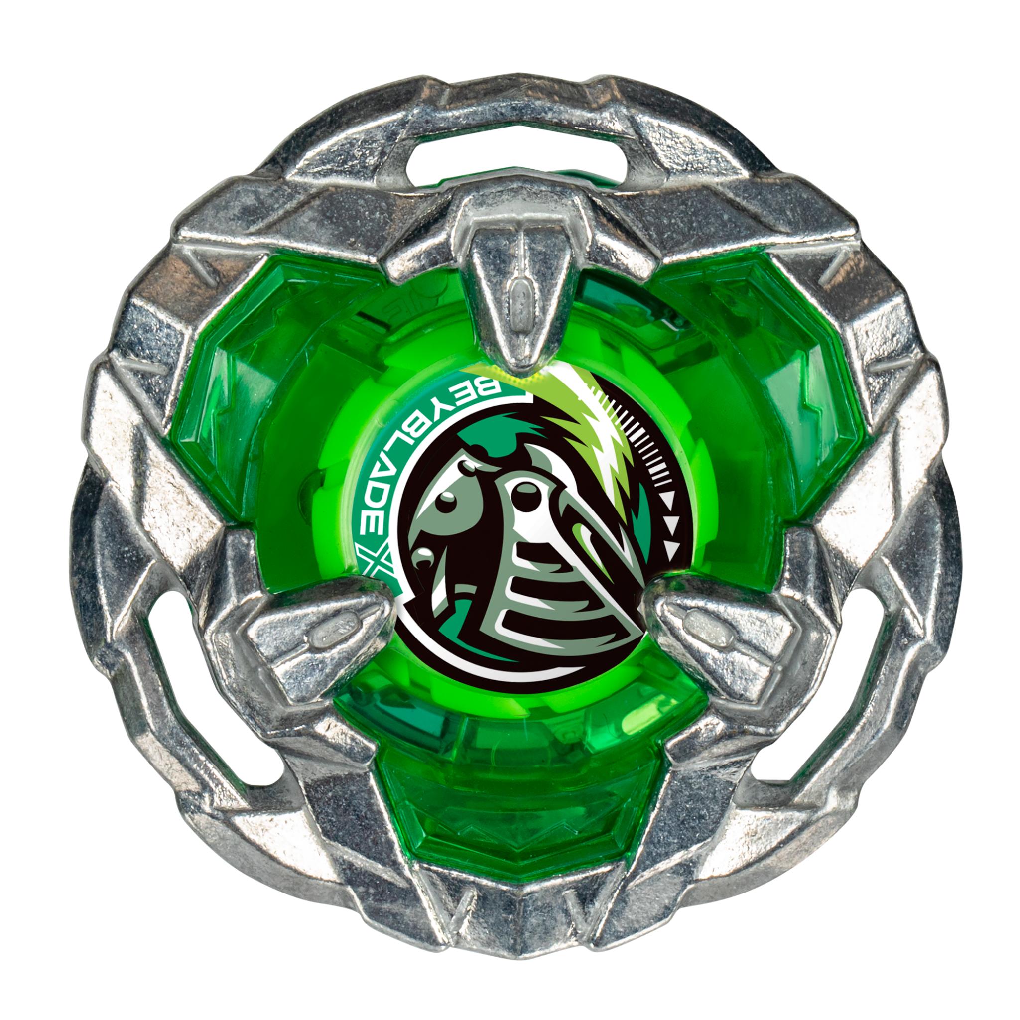 Hot! Beyblade X Helm Knight 3 - 80N Starter Pack with Defense Top & Launcher