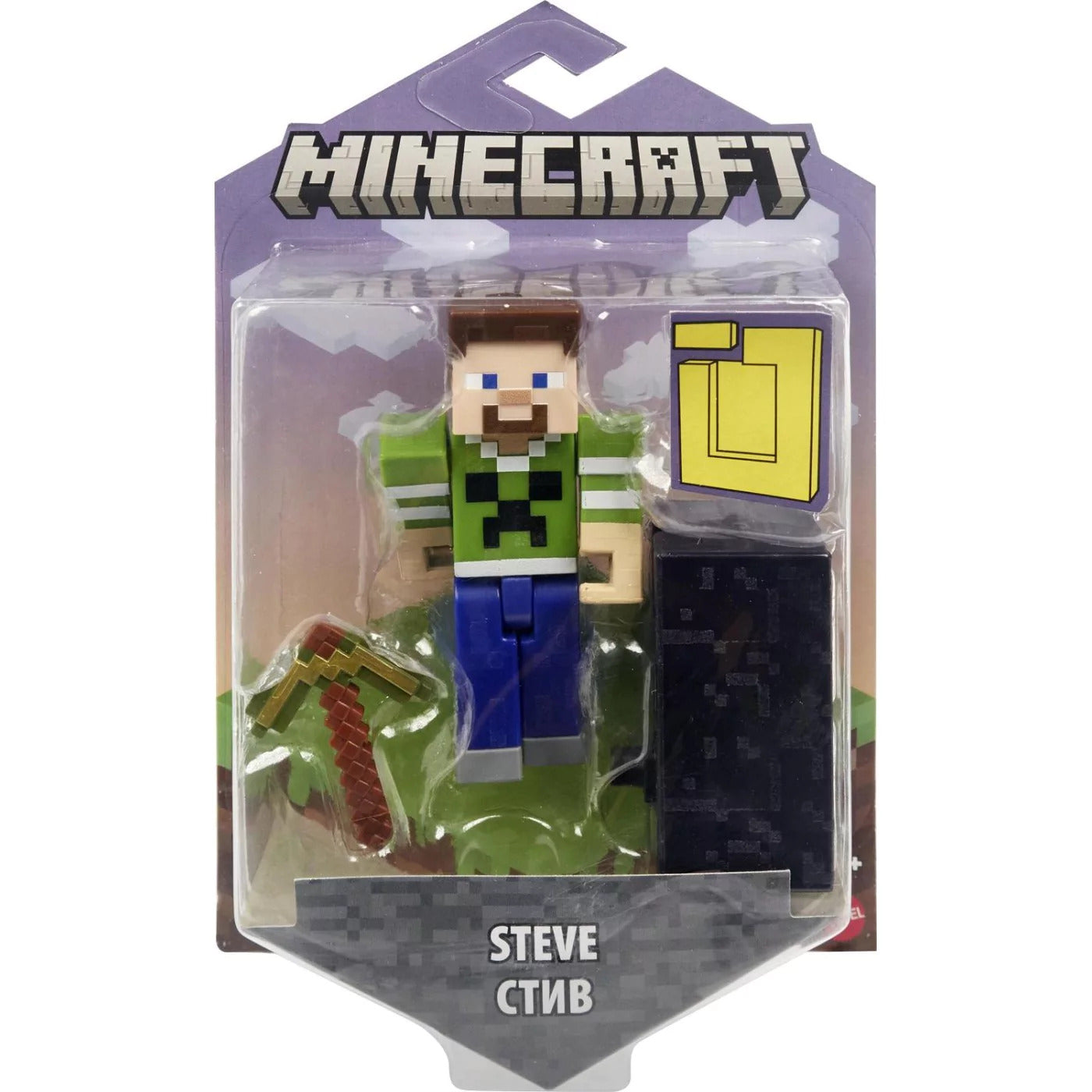Hot Sale! 8.25cm Scale Minecraft Build - A - Portal Action Figure of Steve for Fans