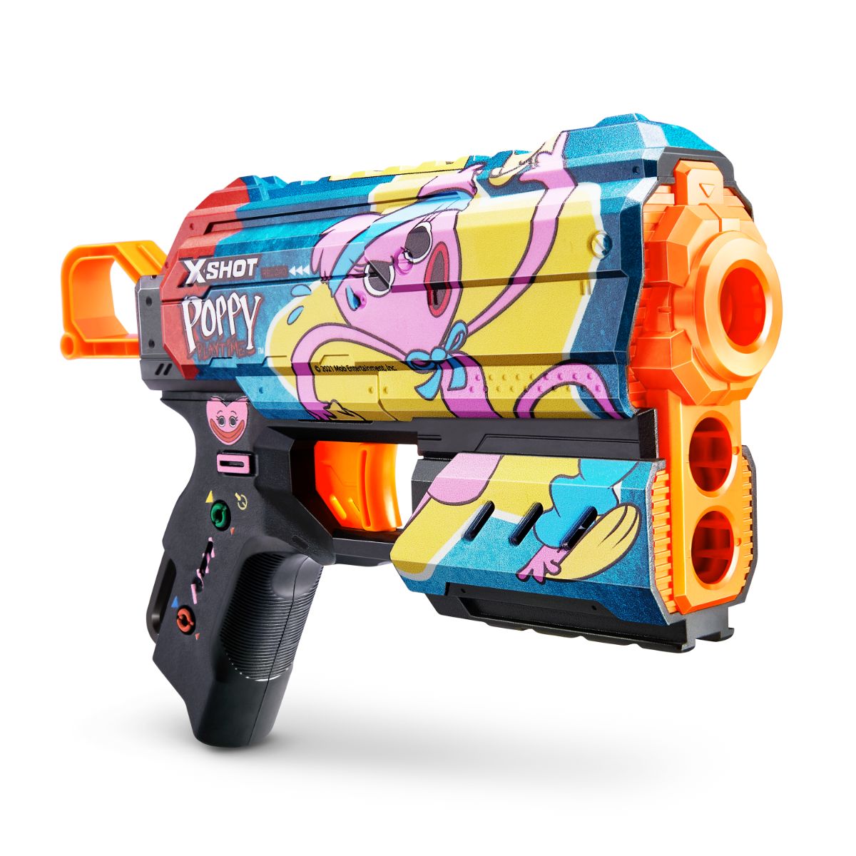 Hot Sale! ZURU X Shot Flux Poppy Playtime Kissy Skins Blaster Toy
