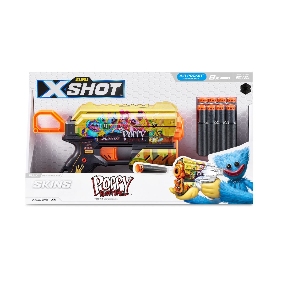 Hot Deal: ZURU X Shot Skins Flux Blasters for Poppy Playtime Fans