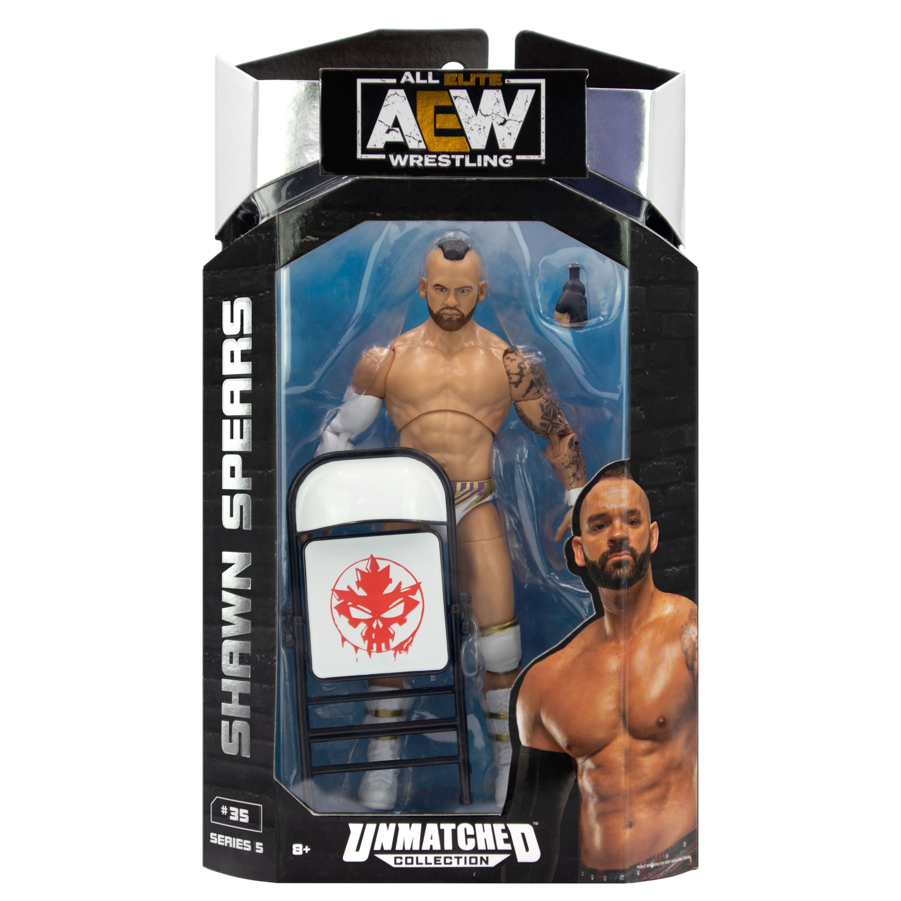 Hot Deal! AEW 6.5-Inch Collectible Wrestling Figure of Shawn Spears