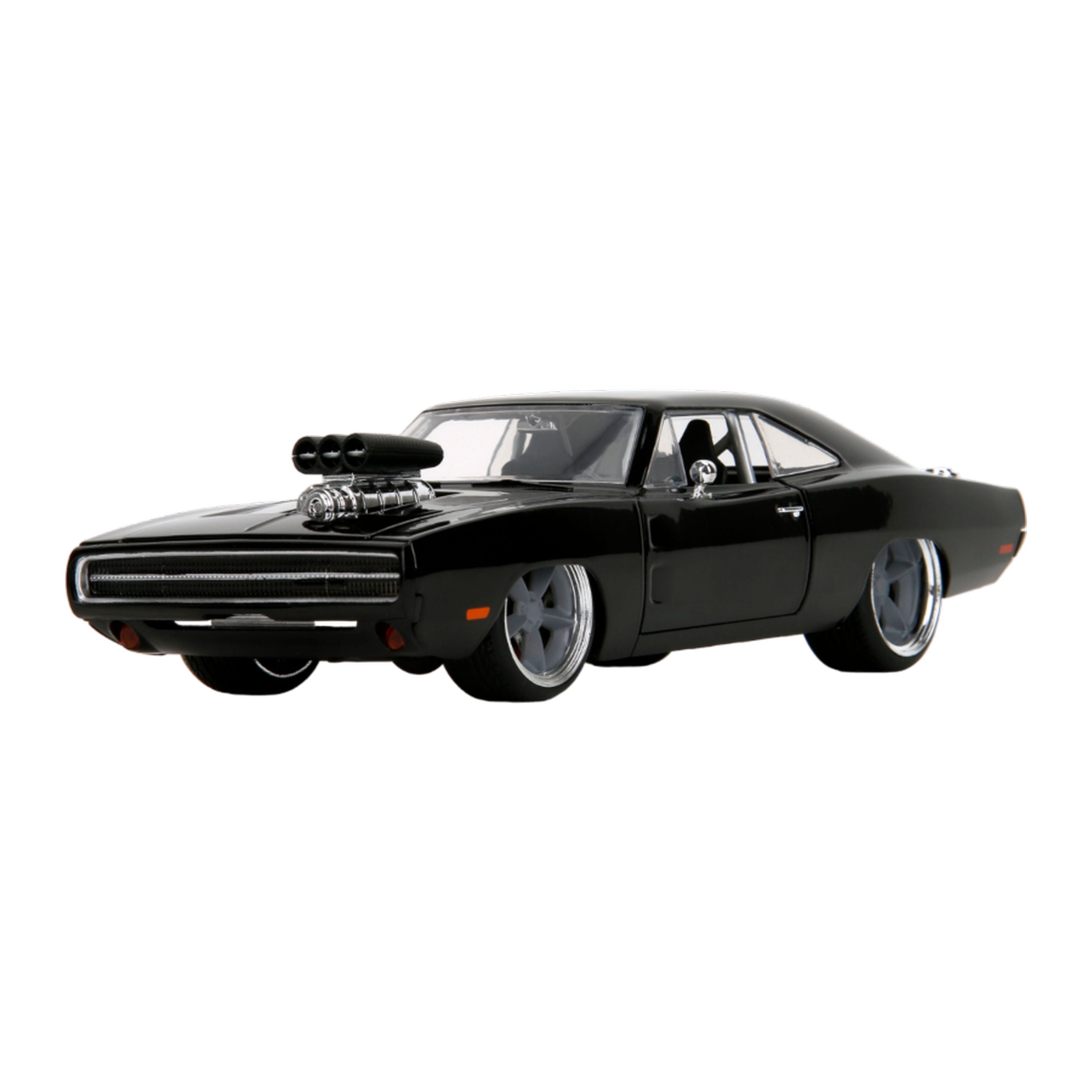 Hot Deal! Jada 1:24 Scale Die - Cast 1970 Dodge Charger Black from Fast & Furious