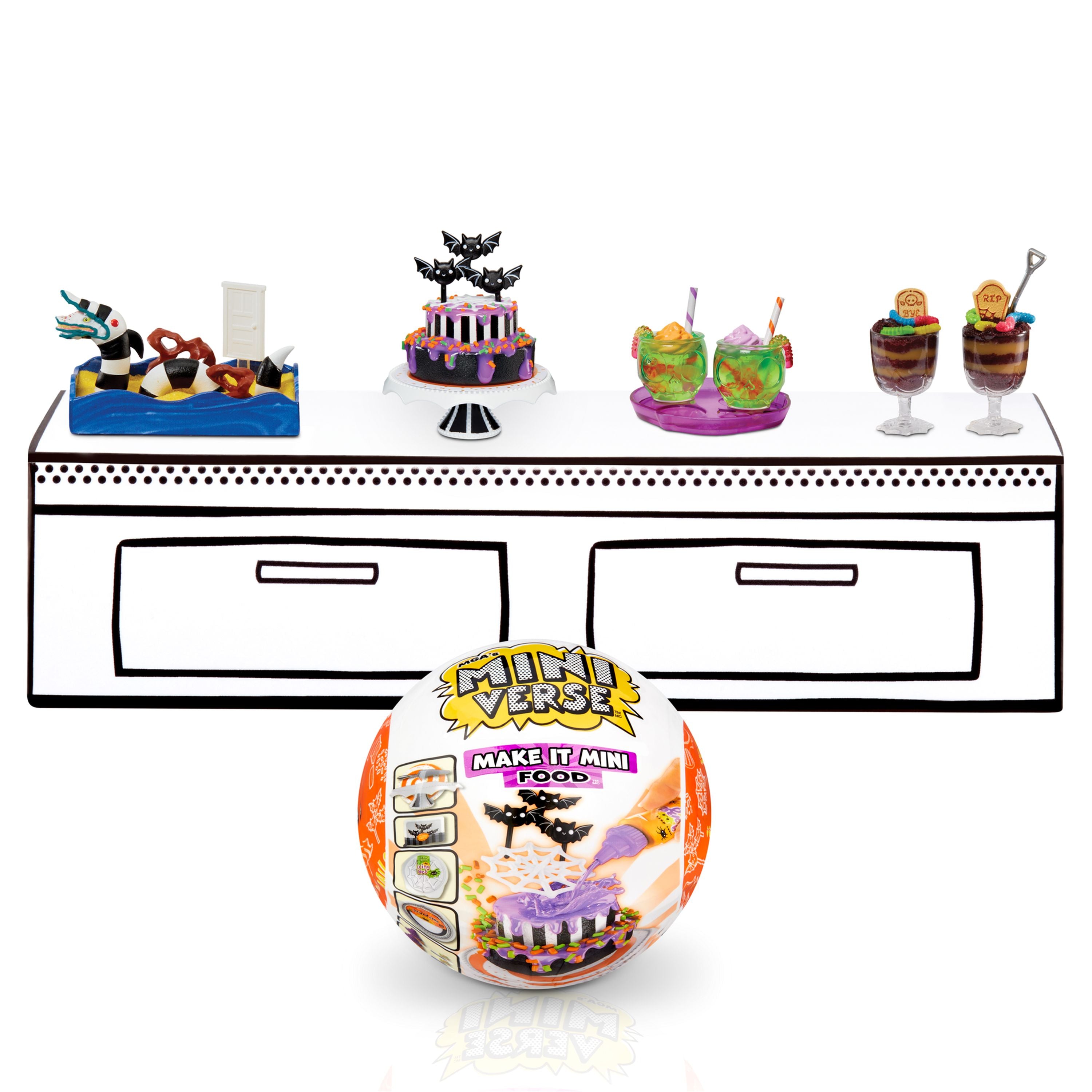 Hot Deal! MGA's Miniverse Halloween Licensed WB Theme Mini Diner Craft Kit
