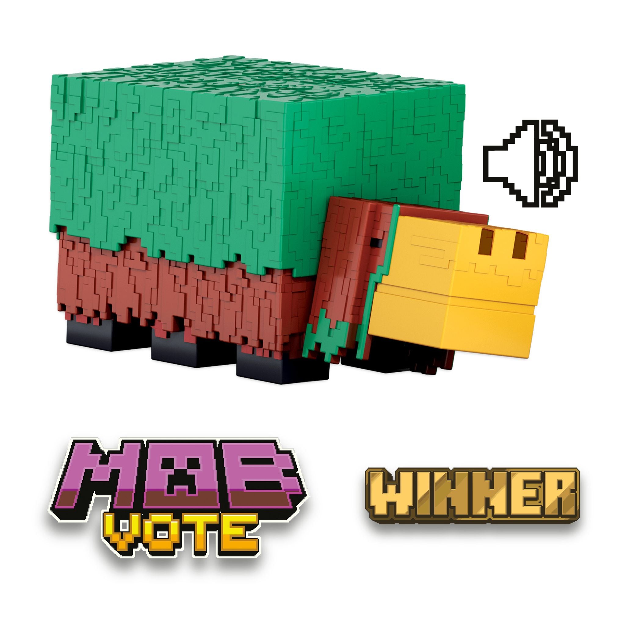 3.25 - inch Minecraft Action Figure of the Quirky Sniffer, 2022 Mob Vote Winner