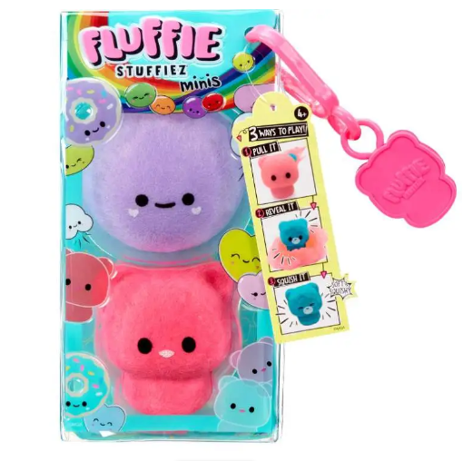 Limited Offer! Fluffie Stuffiez Mini Round Candy & Gummy Bear Squishables - 3 Ways to Play