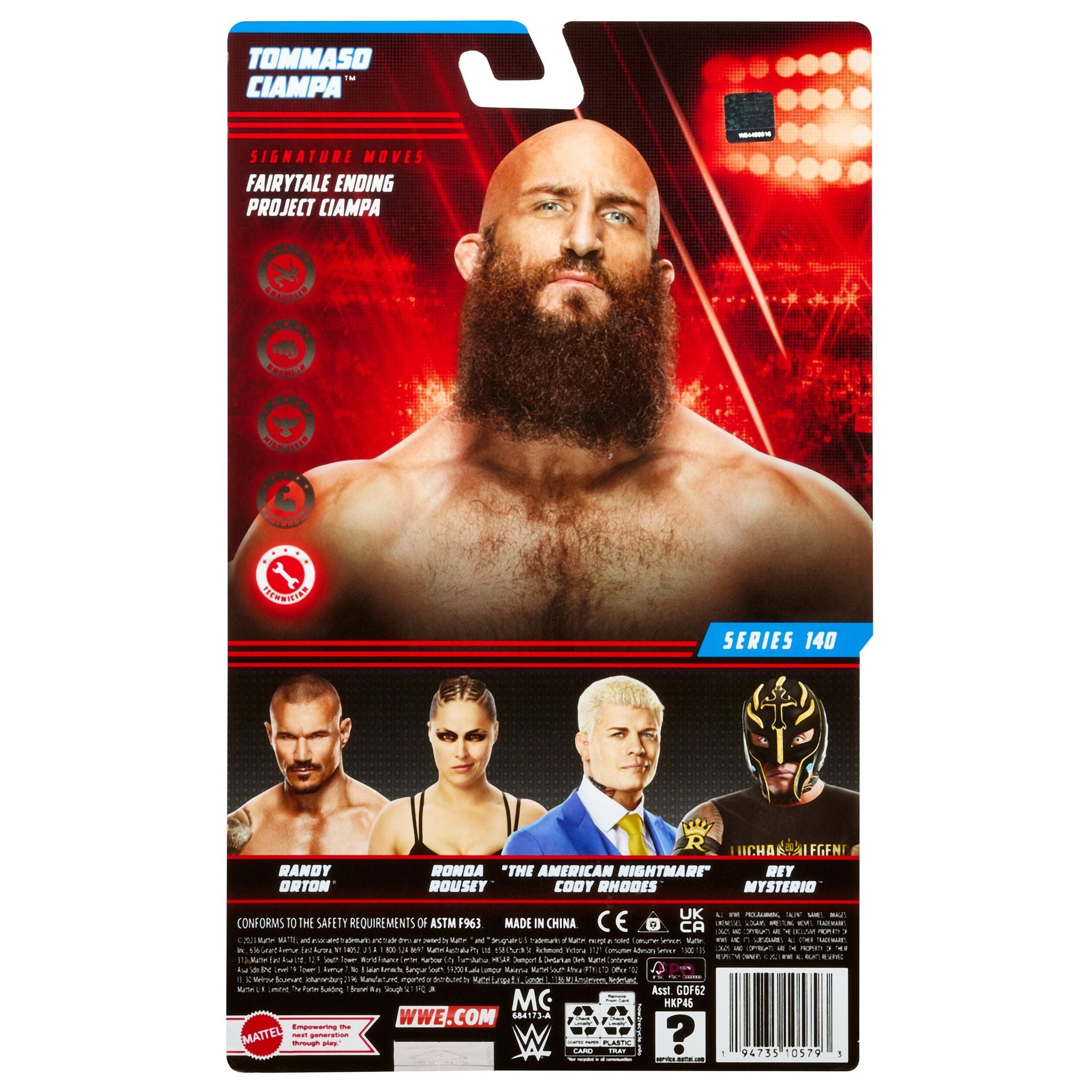 Hot! WWE Basic Action Figure Series 140 - Tommaso Ciampa