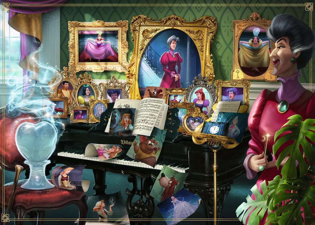 Hot! Ravensburger 1000-Piece Disney Villainous Lady Tremaine Puzzle