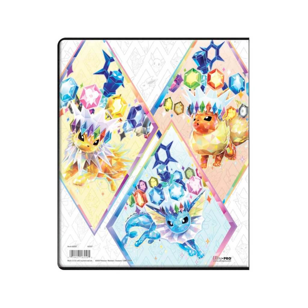 Hot! Pokémon TCG 9 - Pocket Portfolio Scarlet & Violet Prismatic Evolutions
