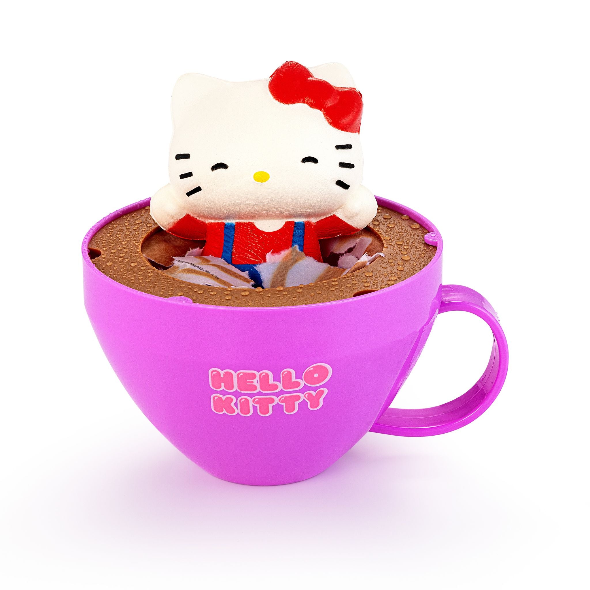 Assorted Styles of Hello Kitty Cappuccino Squishy Reveal Cups