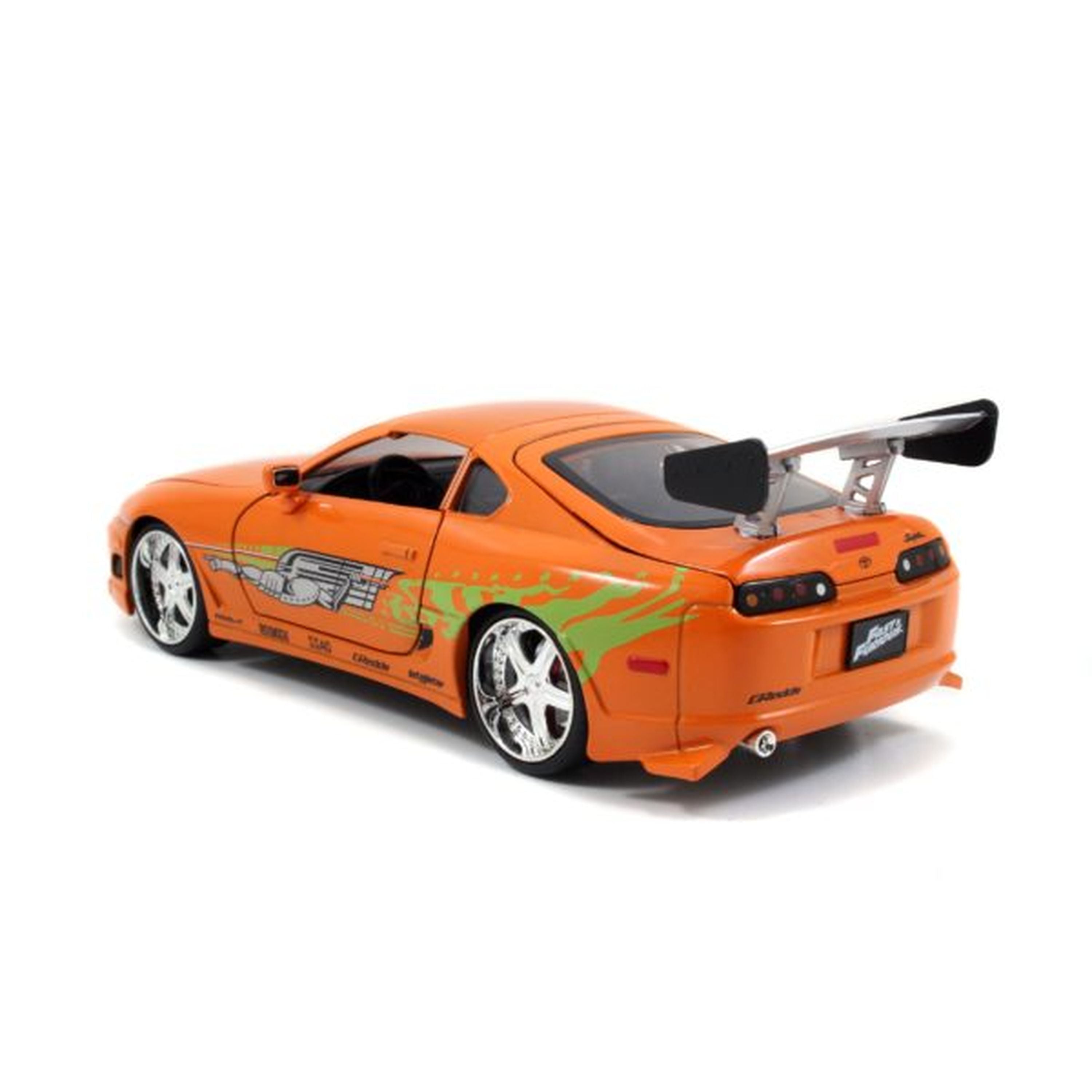 1:32 Scale Orange Jada Die-Cast 1995 Toyota Supra from Fast & Furious