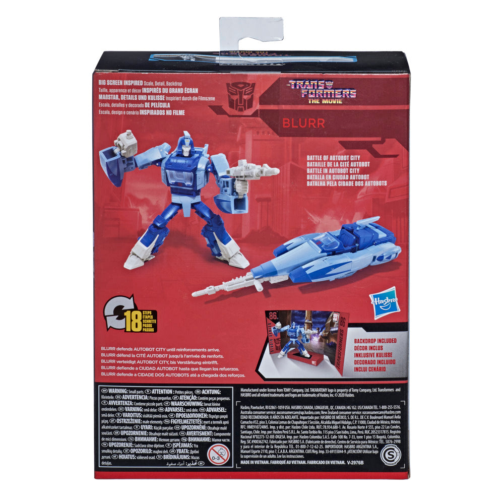 Studio Series 86-03 Deluxe Transformers: The Movie-inspired Blurr Action Figure