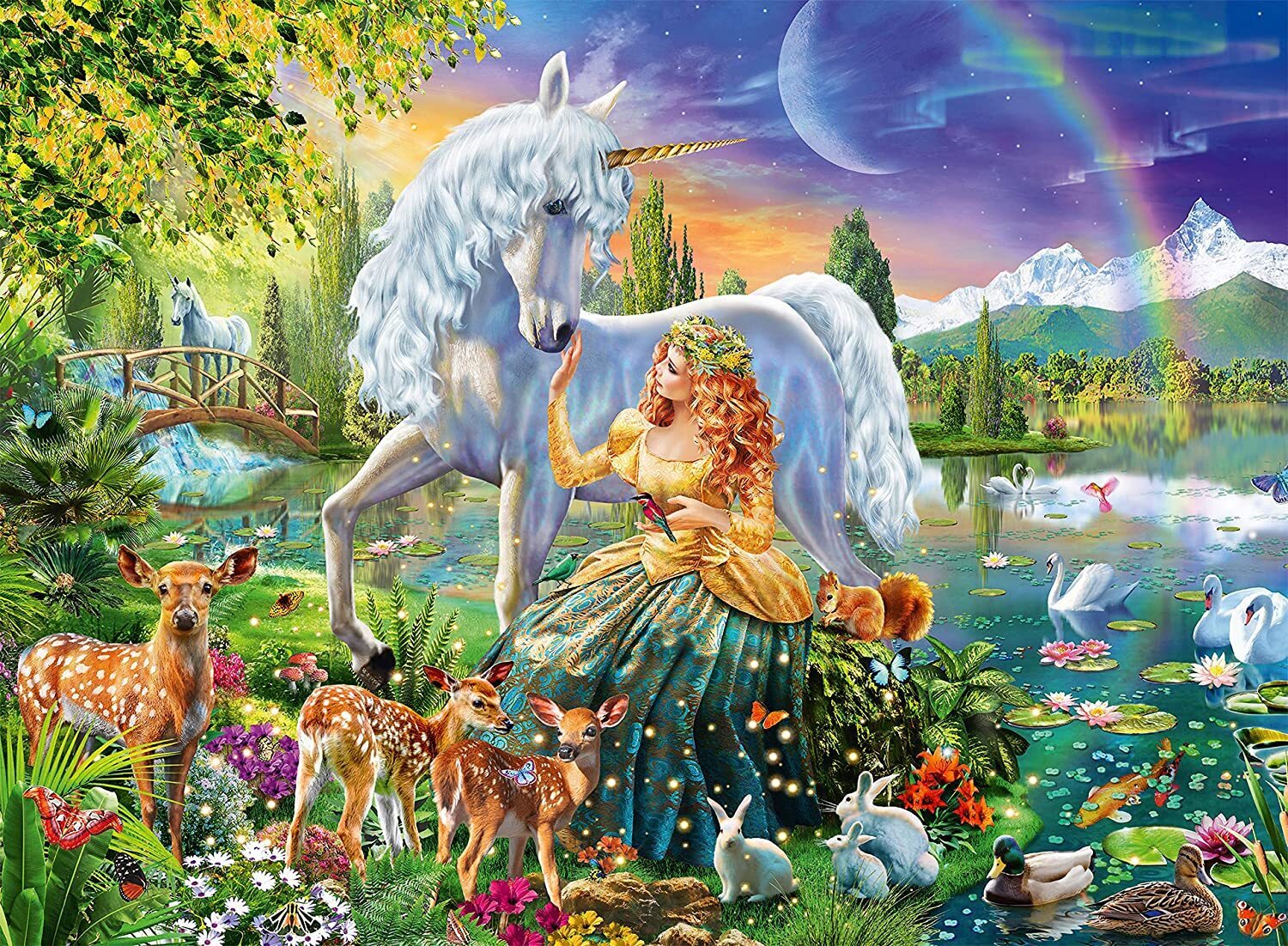 Ravensburger XXL 200 Piece Magical Beauty Puzzle - Ideal Gift!