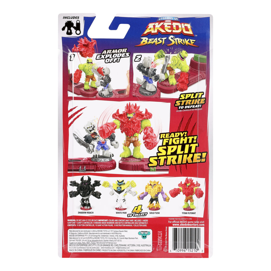 Hot Sale! Akedo Season 5 Beast Strike Super Sized Battle Giants - Gold Tusk