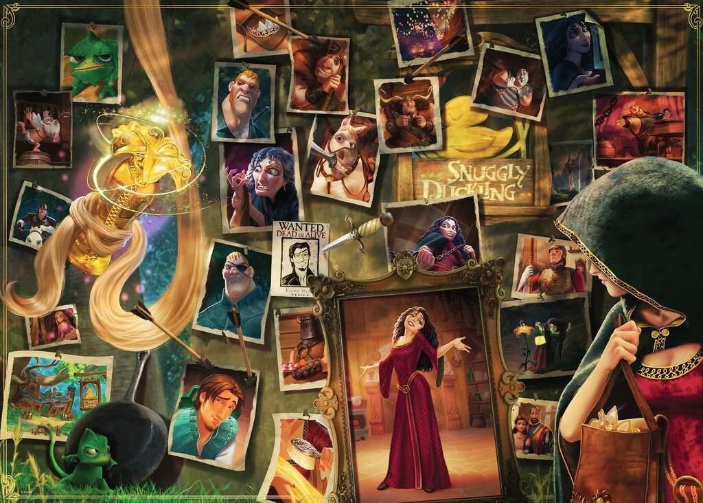 Ravensburger 1000-Piece Disney Villainous Puzzle - Mother Gothel, Ideal for Fans