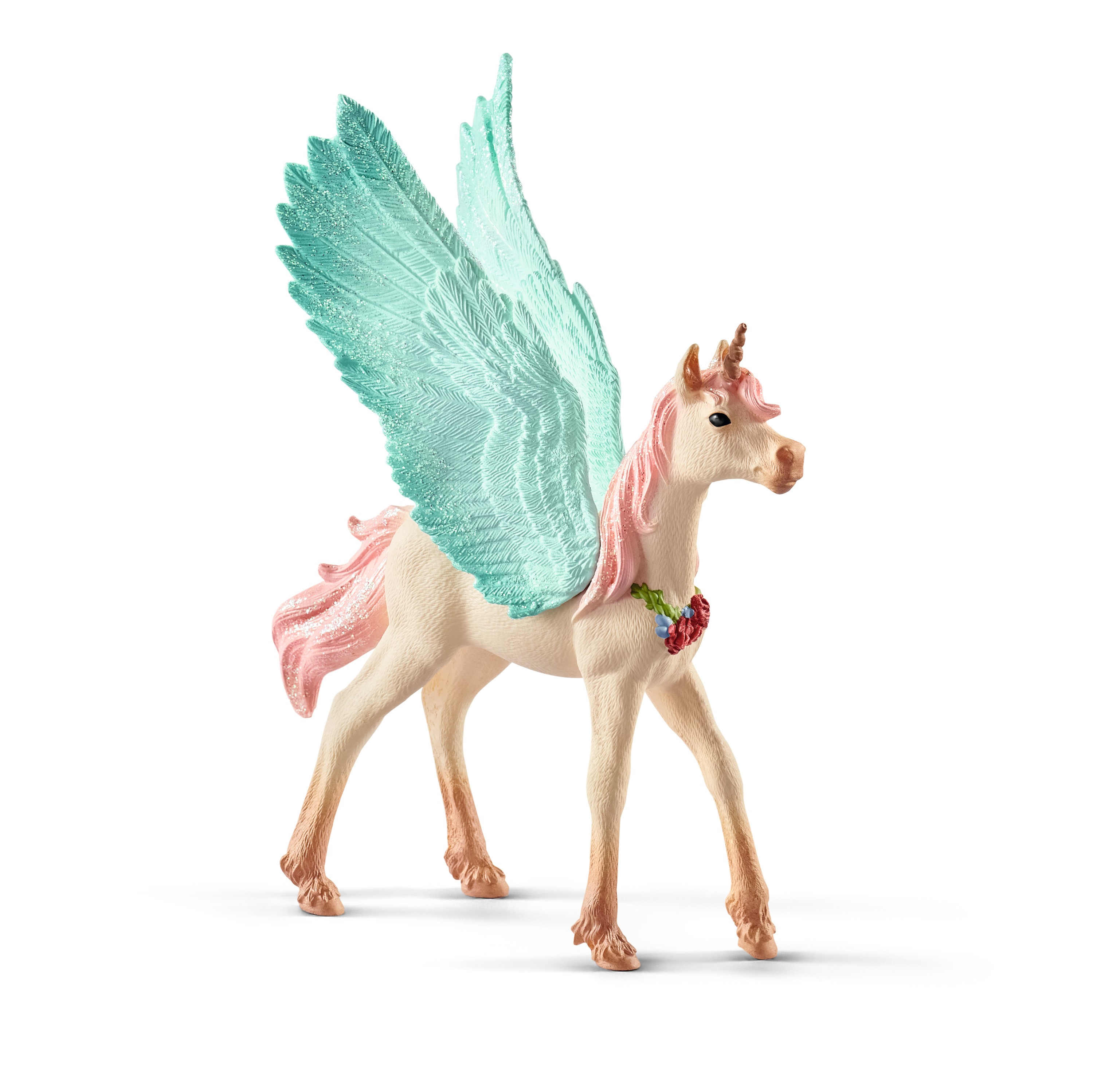 Schleich's Magical Decorated Unicorn Pegasus Foal Toy