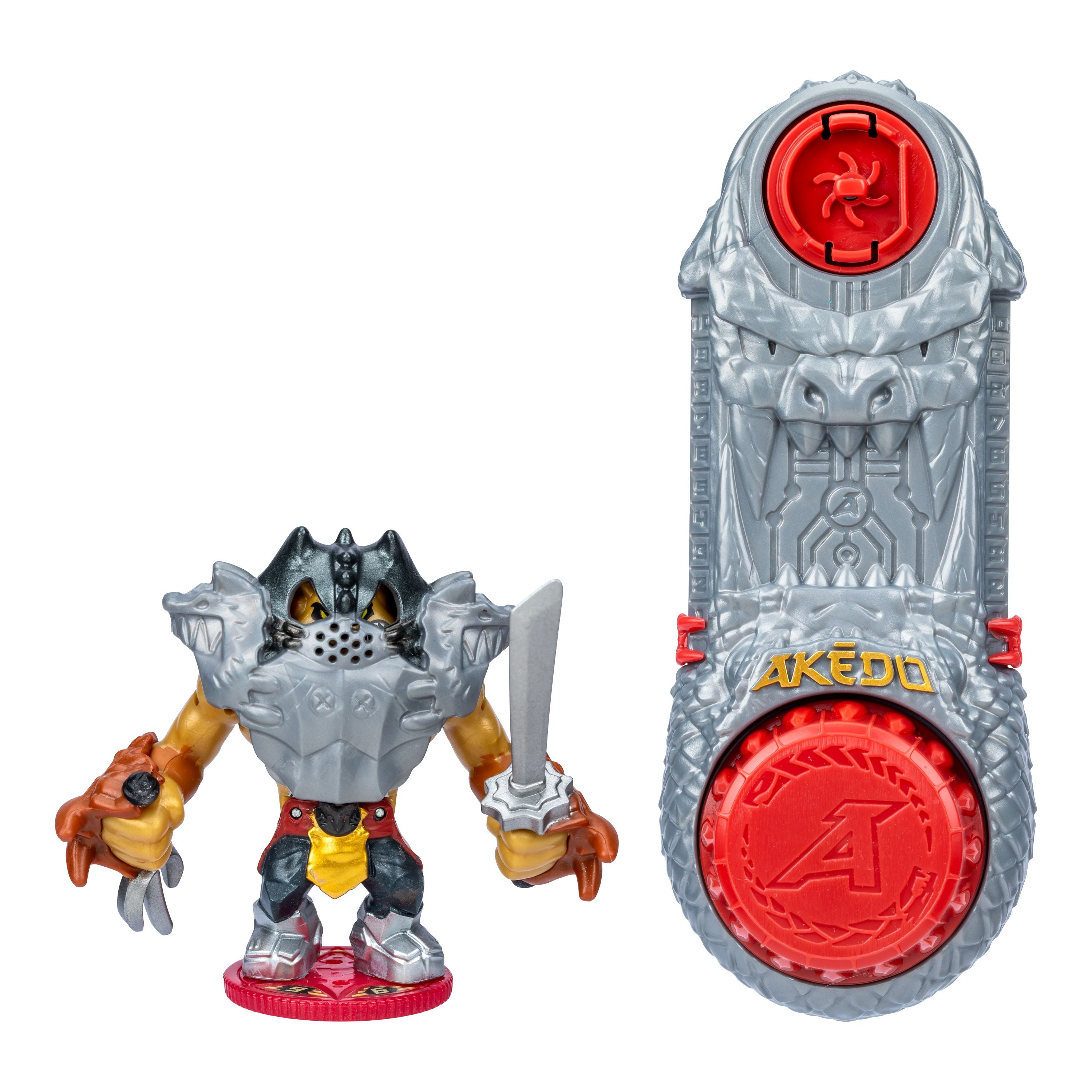 Hot Deal: Akedo Ninja Fury S7 - Golden Lion Prideheart, the Ultimate Ninja Boss for Battle