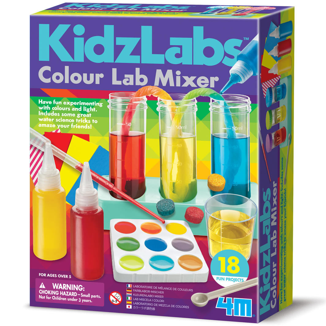 4M Kidz Labs Color Mixing Lab - Fun for Ages 5+