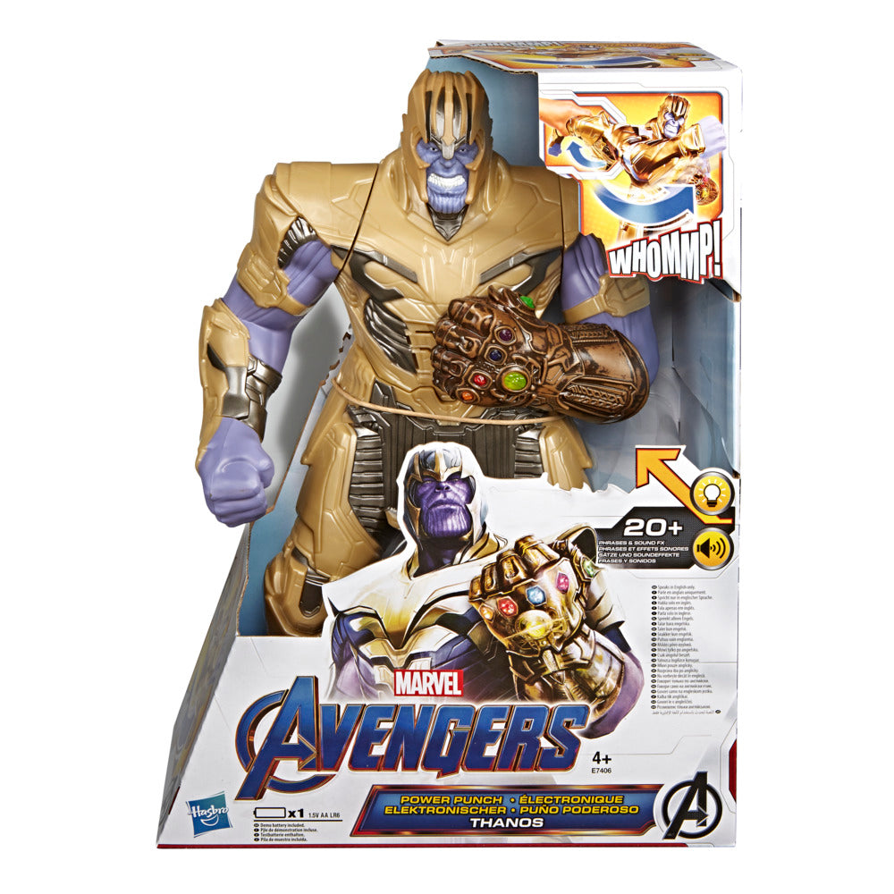 Marvel Avengers Thanos Power Punch Action Figure for Fans