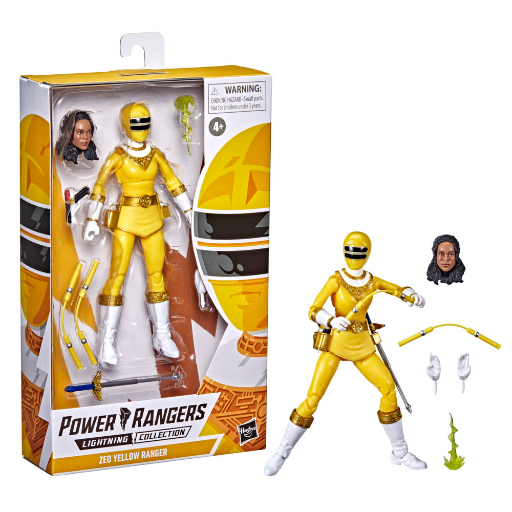 Hot! Power Rangers Lightning Collection Zeo Yellow Ranger Figure