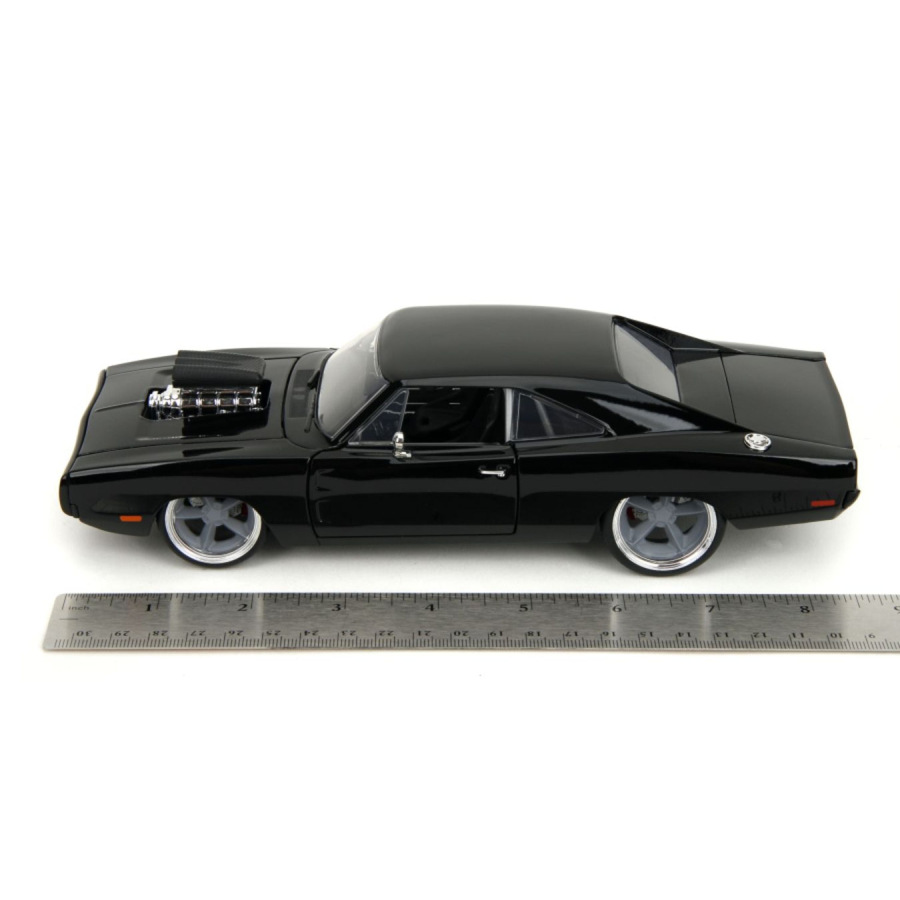 Hot Deal! Jada 1:24 Scale Die - Cast 1970 Dodge Charger Black from Fast & Furious