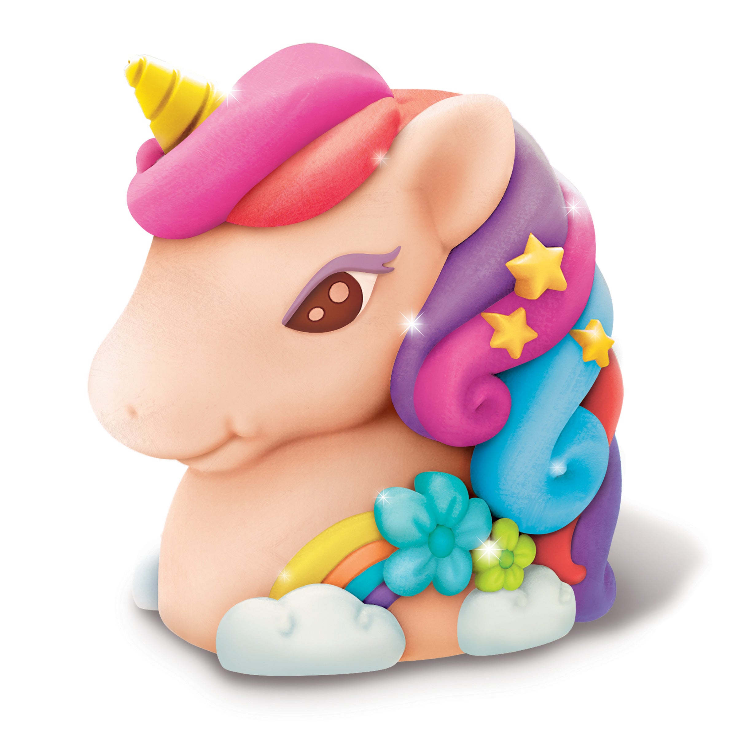4M Kidzmaker Shiny Unicorn Money Saving Bank for Kids Aged 5 and Up