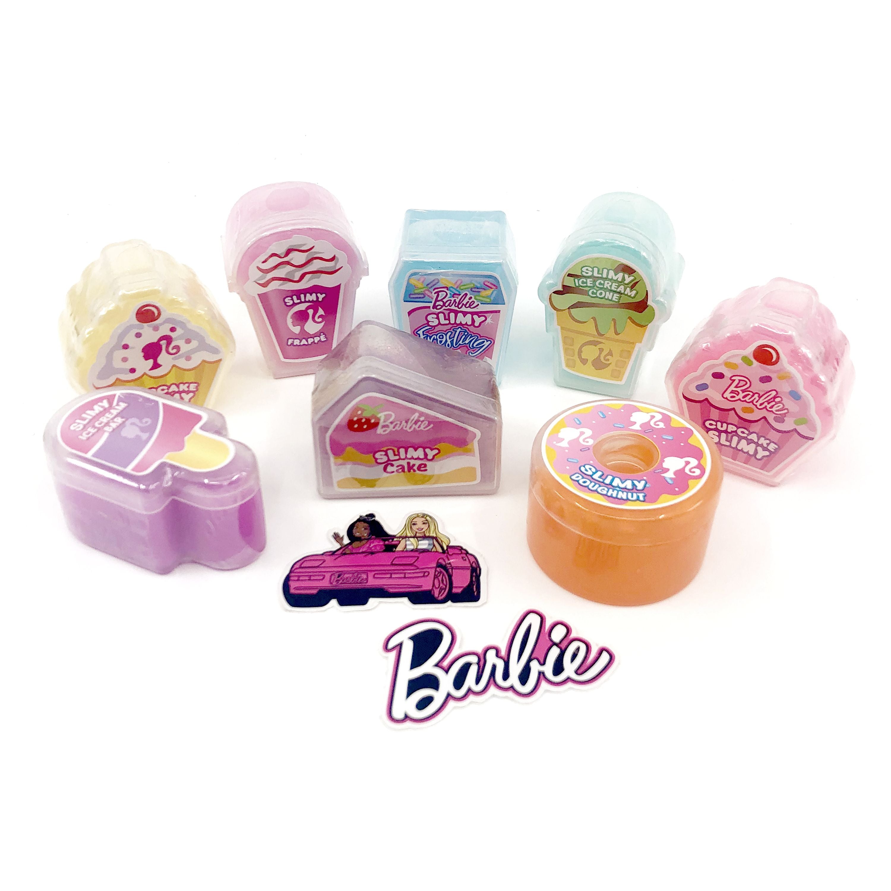 Hot Sale! Cra-Z-Art Barbie Themed Slimy Mini Containers for Kids Aged 6+