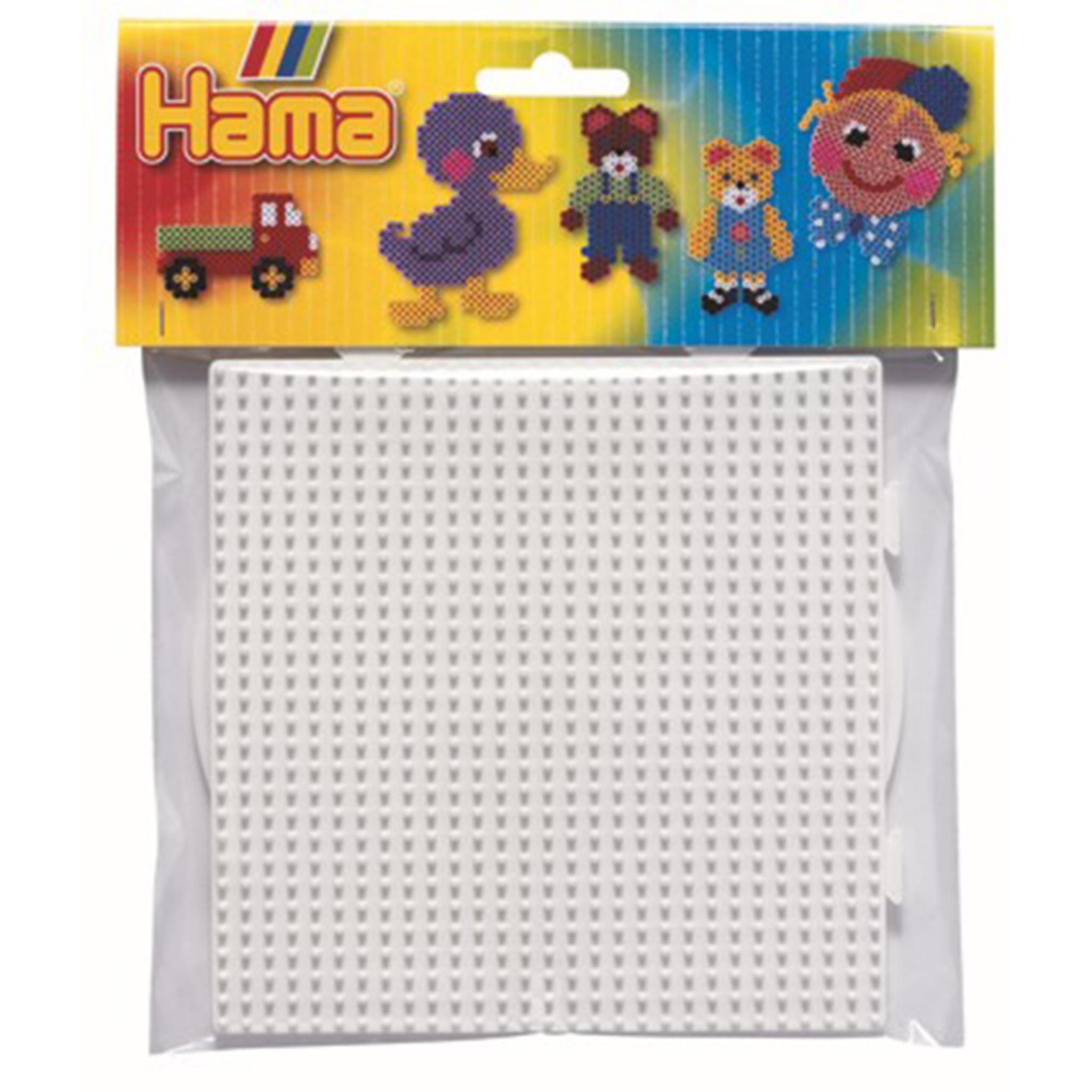 Hot! Hama Pegboard Bag with 1 Large Round & Square Bead Set