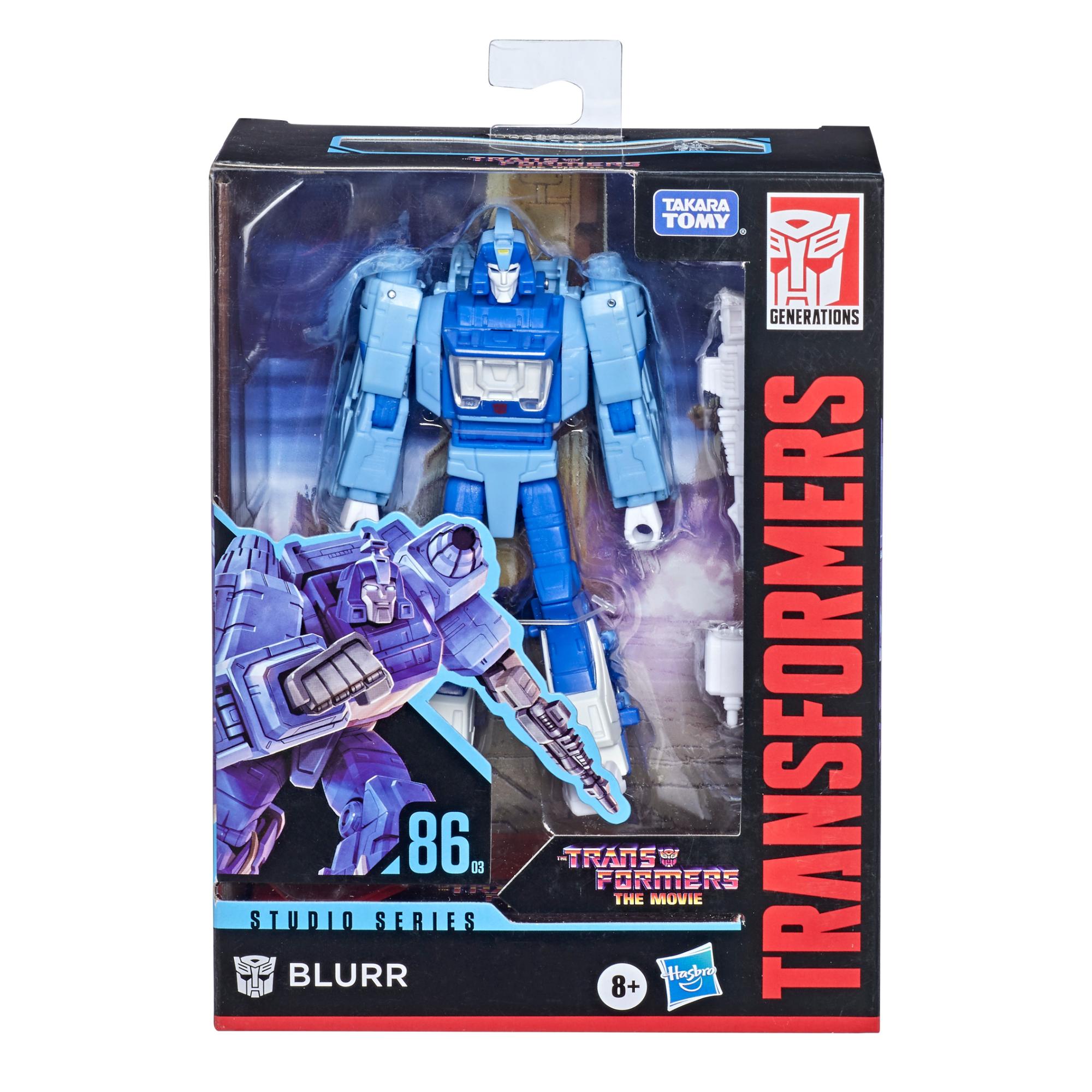 Studio Series 86-03 Deluxe Transformers: The Movie-inspired Blurr Action Figure