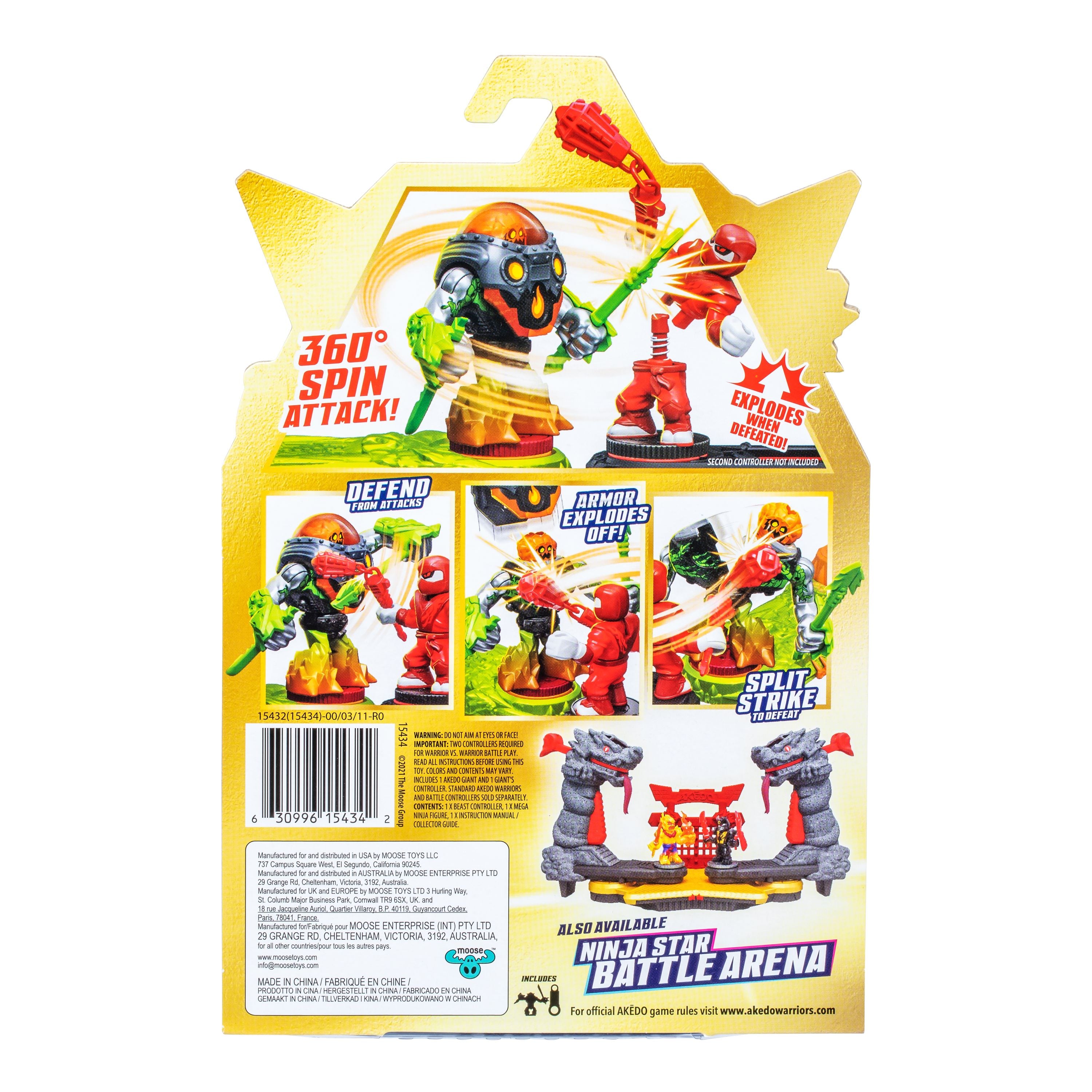 Akedo Ninja Fury S7: Exciting Ninja Boss Wrapsnap with Double Defense Armor