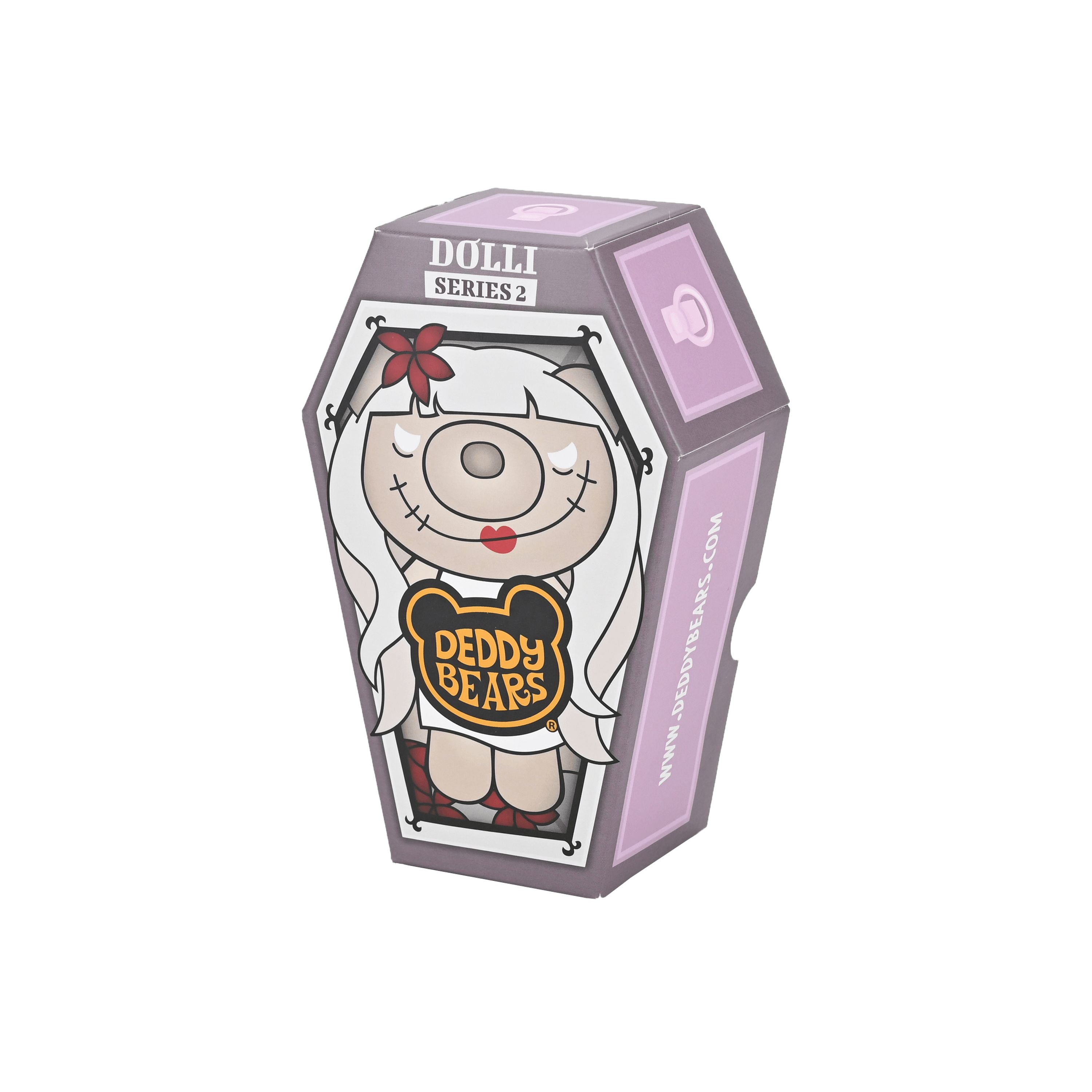 Series 2 14cm Deddy Bears Plush Toys in Coloured Coffins - Dolli Deddy